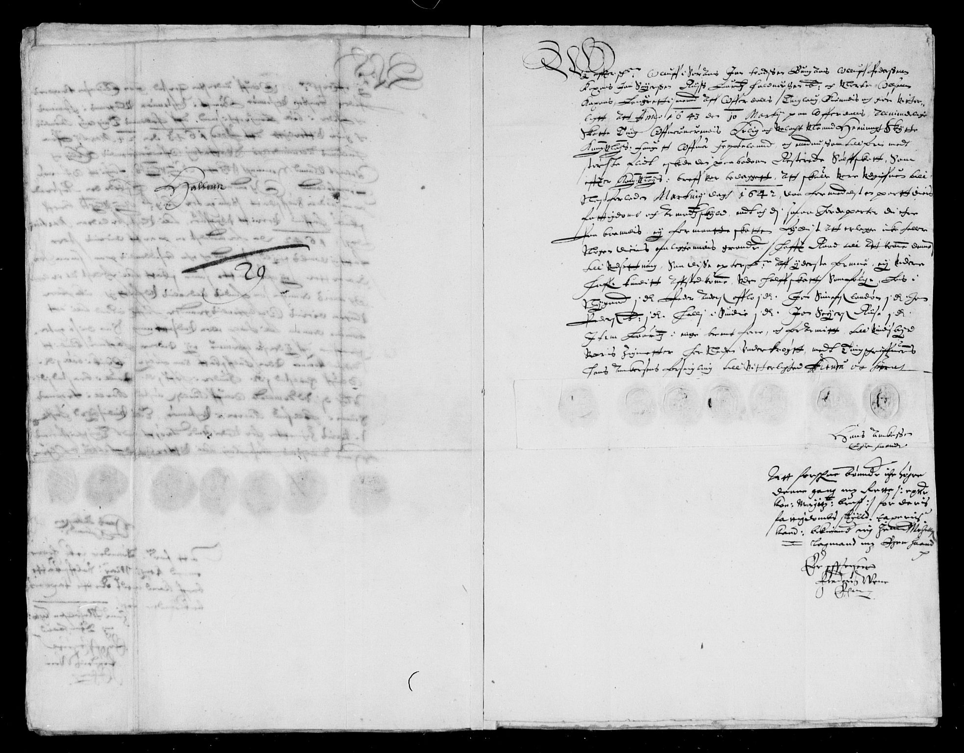 Rentekammeret inntil 1814, Reviderte regnskaper, Lensregnskaper, AV/RA-EA-5023/R/Rb/Rbw/L0075: Trondheim len, 1640-1643