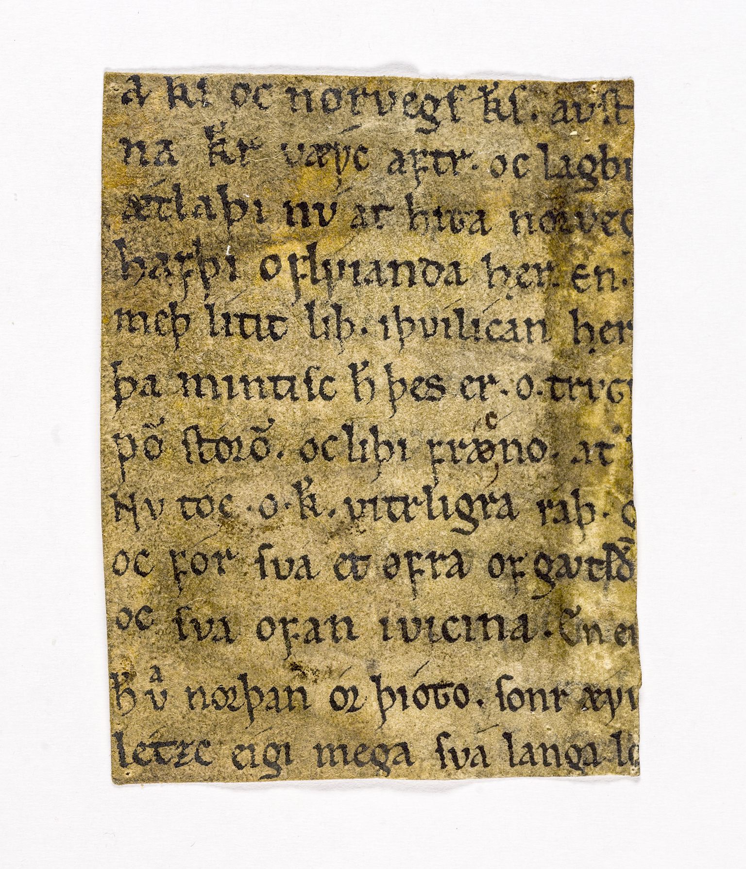 Riksarkivets diplomsamling, AV/RA-EA-5965/F26/L0005: Norrøne membranfragmenter bestand 51-66, 1100-1536, s. 28