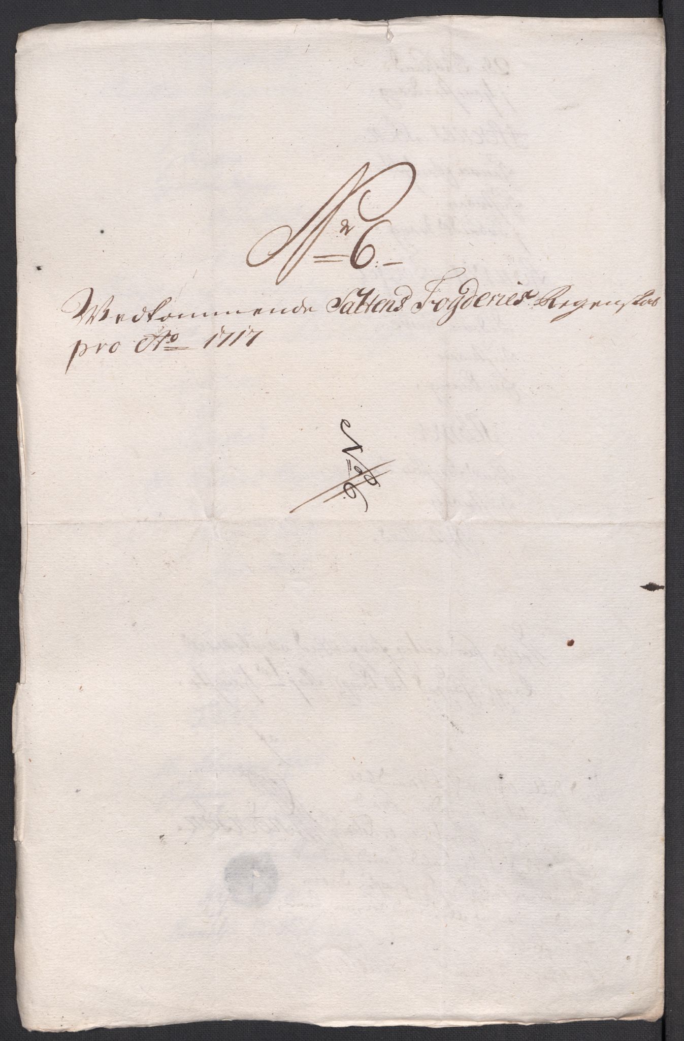 Rentekammeret inntil 1814, Reviderte regnskaper, Fogderegnskap, AV/RA-EA-4092/R66/L4587: Fogderegnskap Salten, 1717, s. 102