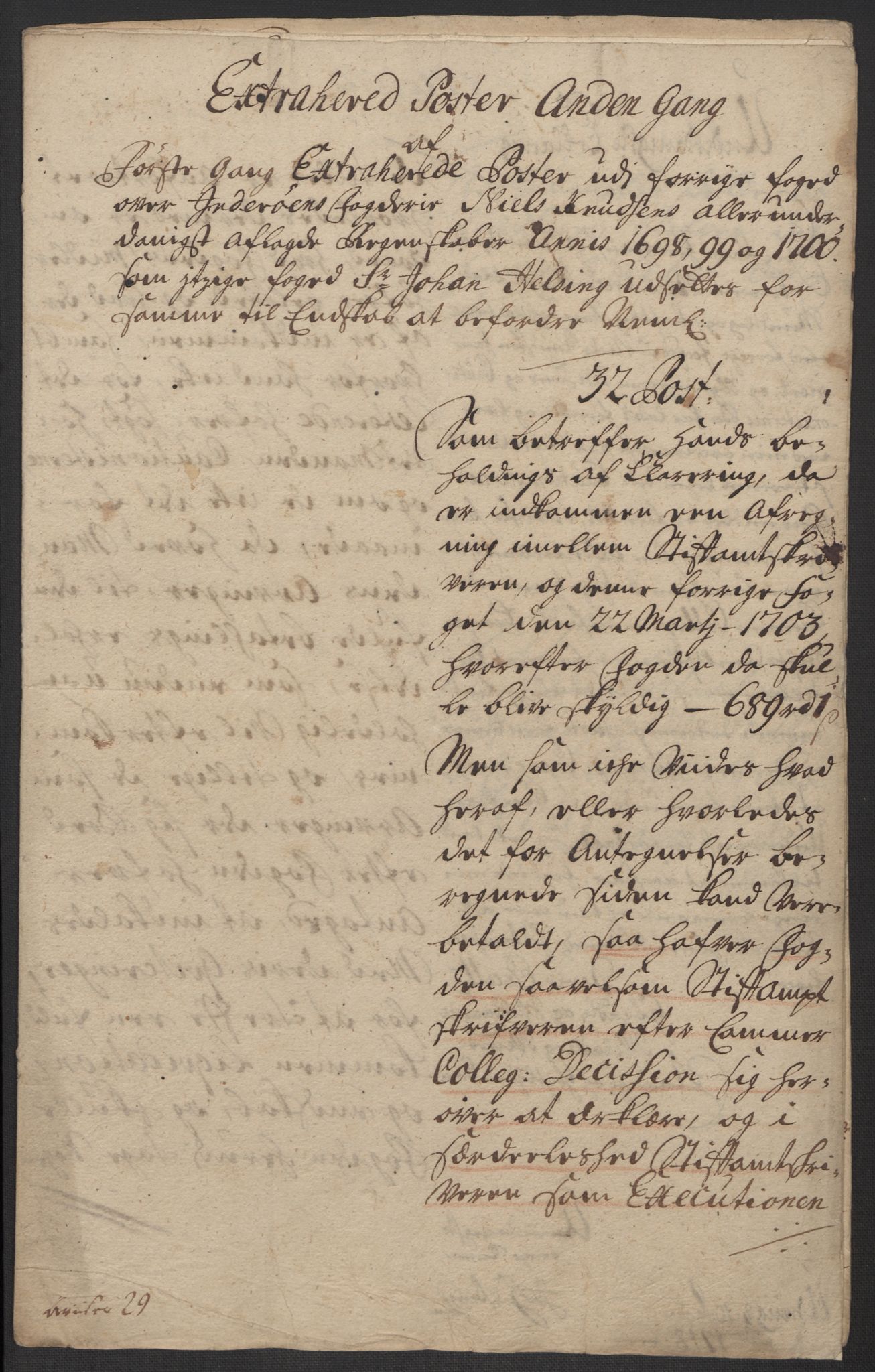 Rentekammeret inntil 1814, Reviderte regnskaper, Fogderegnskap, RA/EA-4092/R63/L4311: Fogderegnskap Inderøy, 1700, s. 317