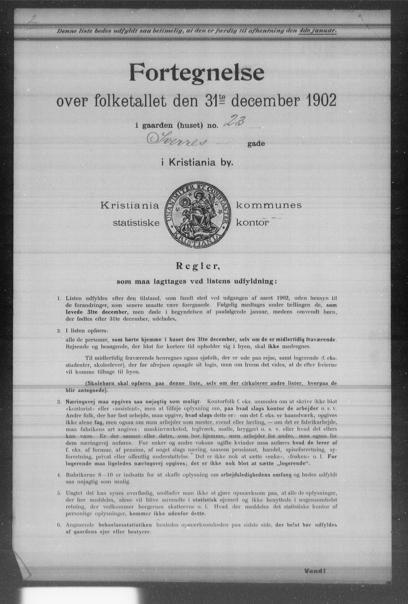 OBA, Kommunal folketelling 31.12.1902 for Kristiania kjøpstad, 1902, s. 19820