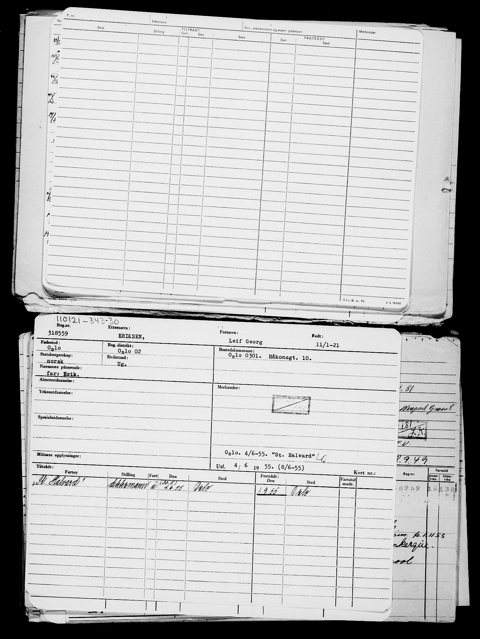 Direktoratet for sjømenn, AV/RA-S-3545/G/Gb/L0189: Hovedkort, 1921, s. 228