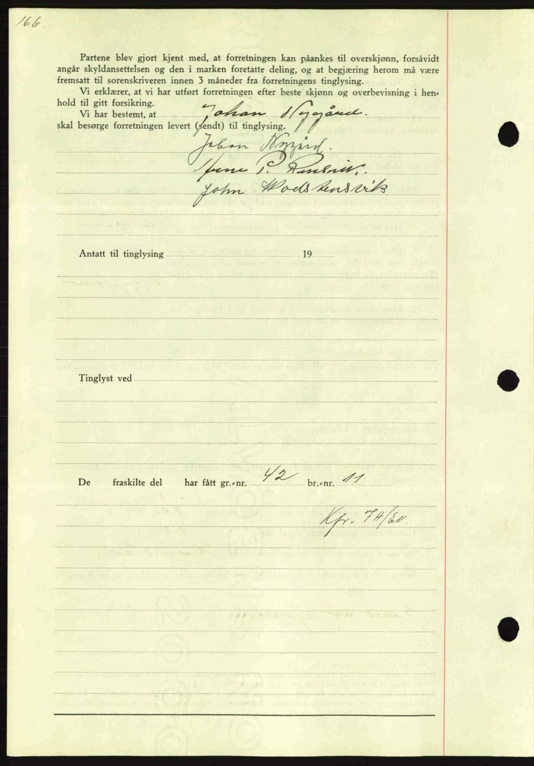 Nordmøre sorenskriveri, AV/SAT-A-4132/1/2/2Ca: Pantebok nr. A86, 1939-1939, Dagboknr: 988/1939