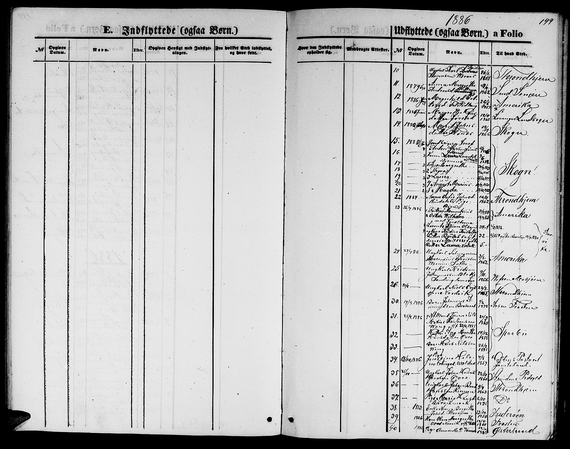 Ministerialprotokoller, klokkerbøker og fødselsregistre - Nord-Trøndelag, SAT/A-1458/722/L0225: Klokkerbok nr. 722C01, 1871-1888, s. 199