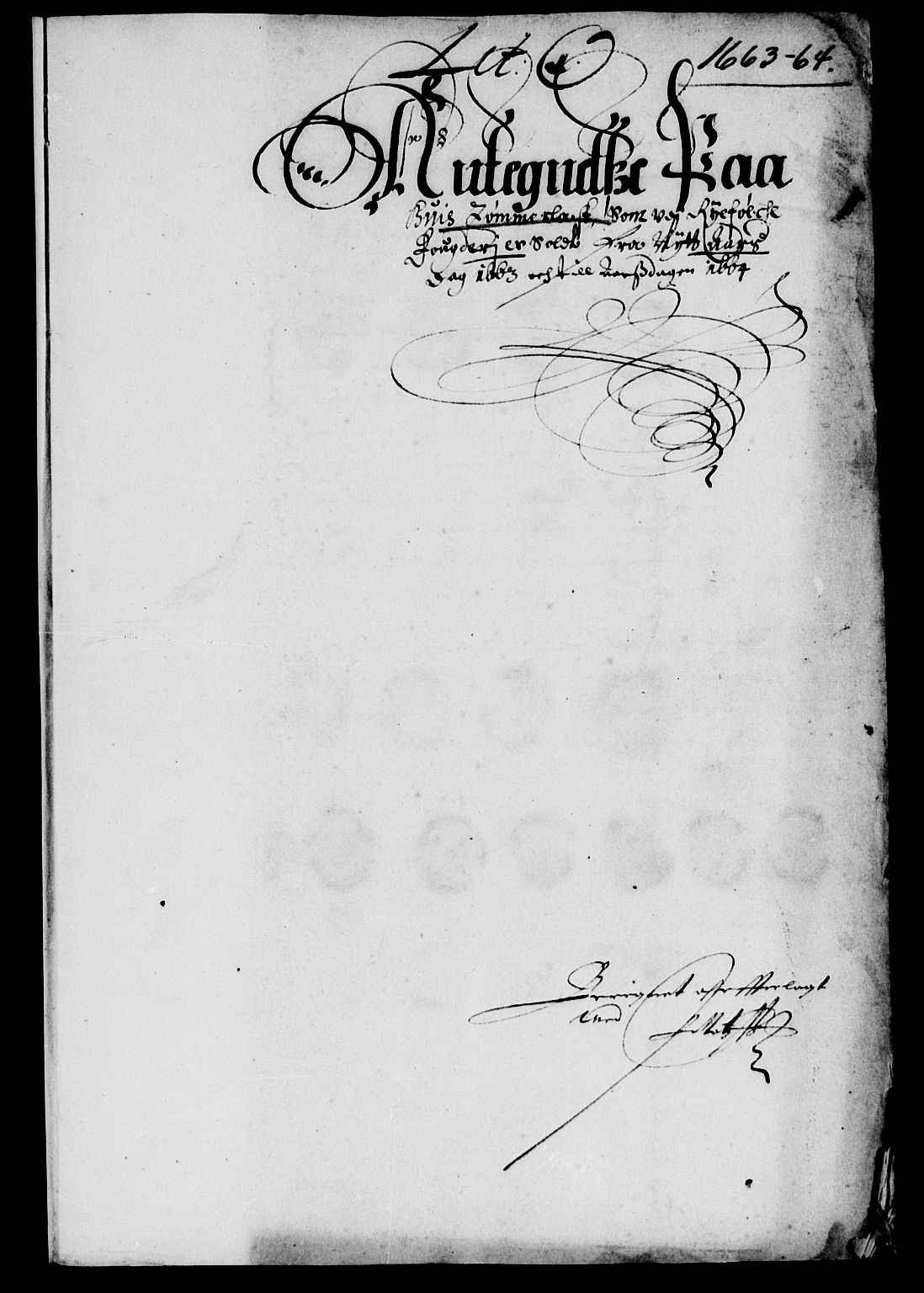 Rentekammeret inntil 1814, Reviderte regnskaper, Lensregnskaper, AV/RA-EA-5023/R/Rb/Rbs/L0047: Stavanger len, 1663-1664