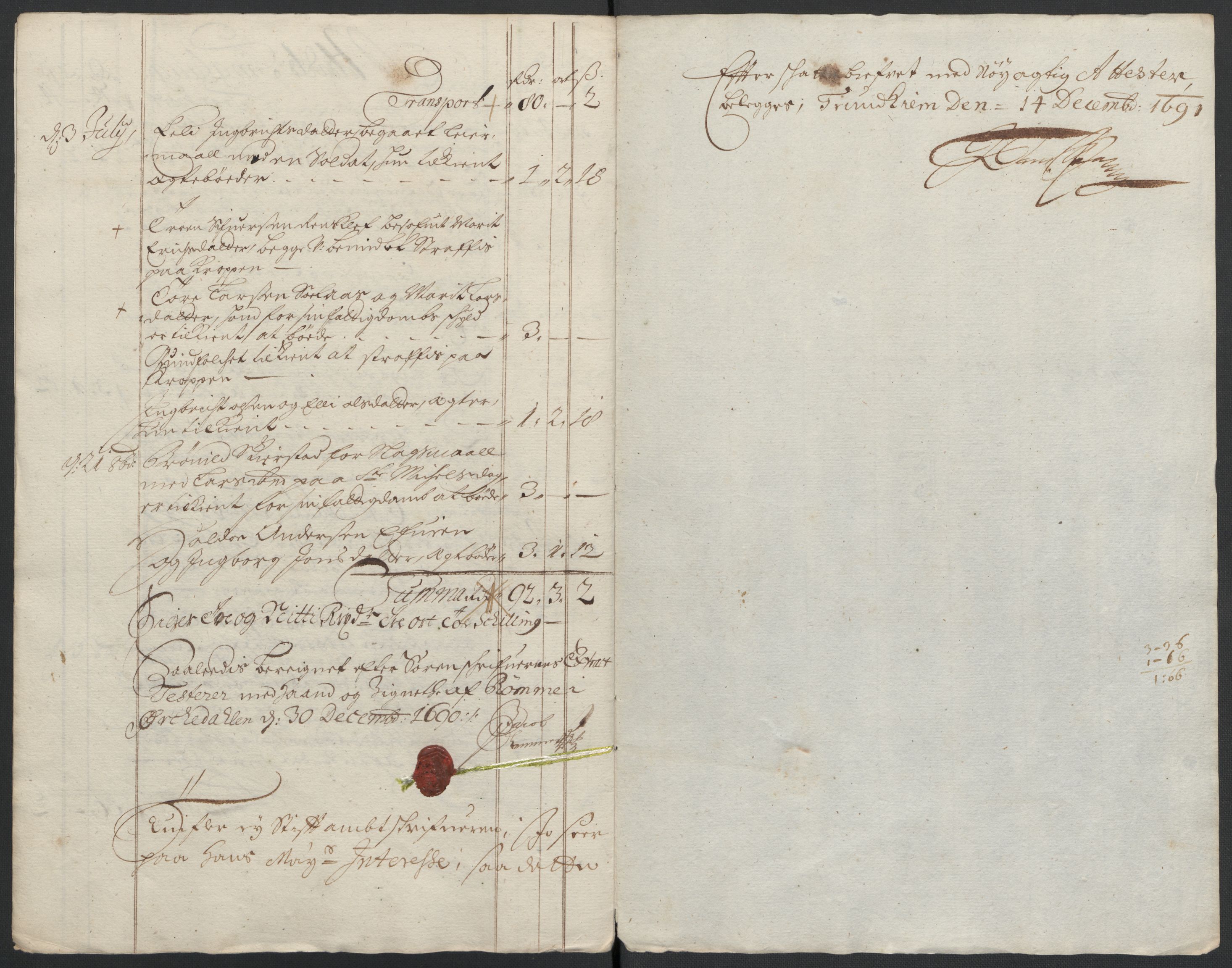Rentekammeret inntil 1814, Reviderte regnskaper, Fogderegnskap, RA/EA-4092/R58/L3936: Fogderegnskap Orkdal, 1689-1690, s. 397