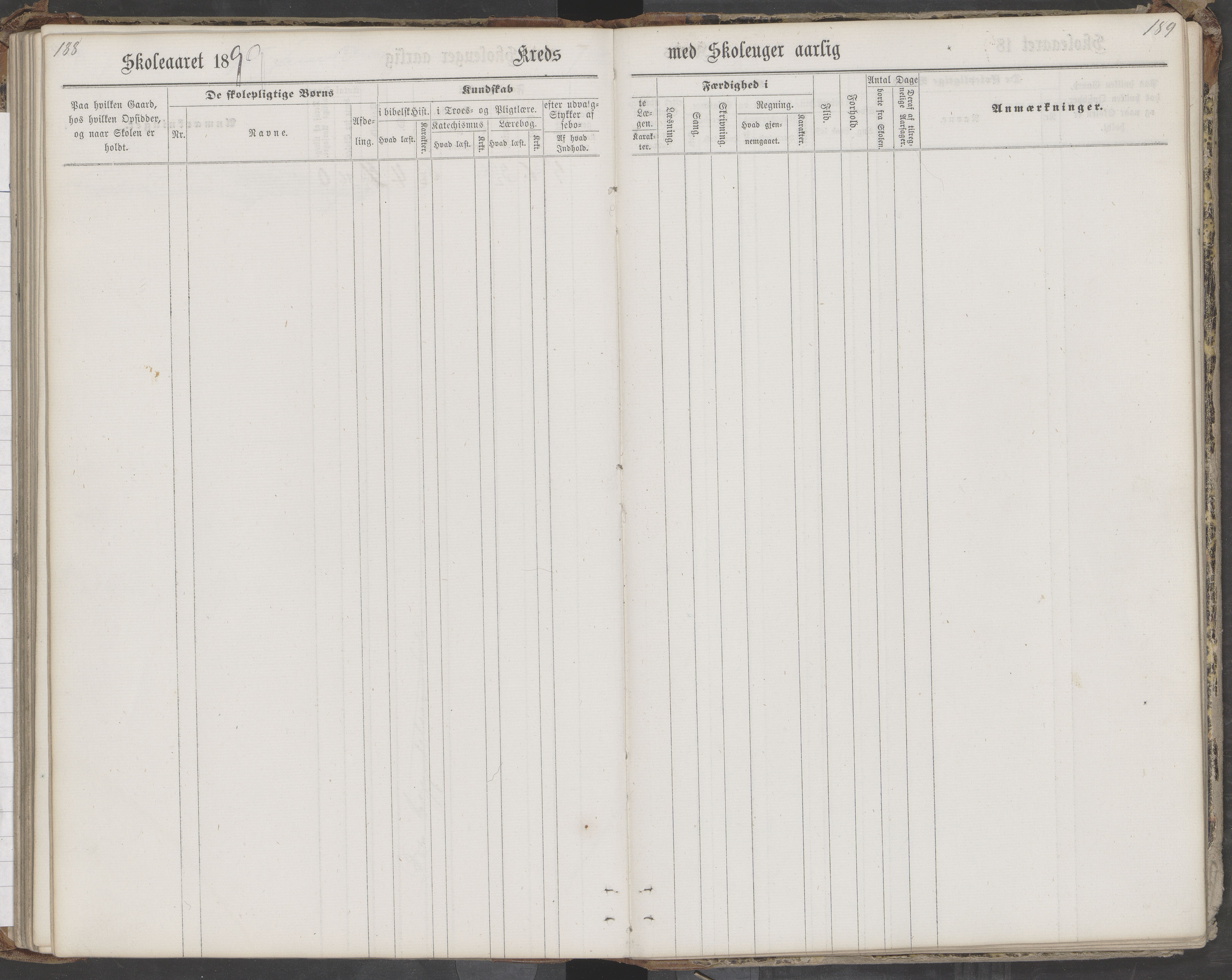 Saltdal kommune. Ymse skolekretser, AIN/K-18400.510.18/442/L0002/0002: Skoleprotokoller / Nordnes, Berghulnes, Junkerdal, 1871-1878