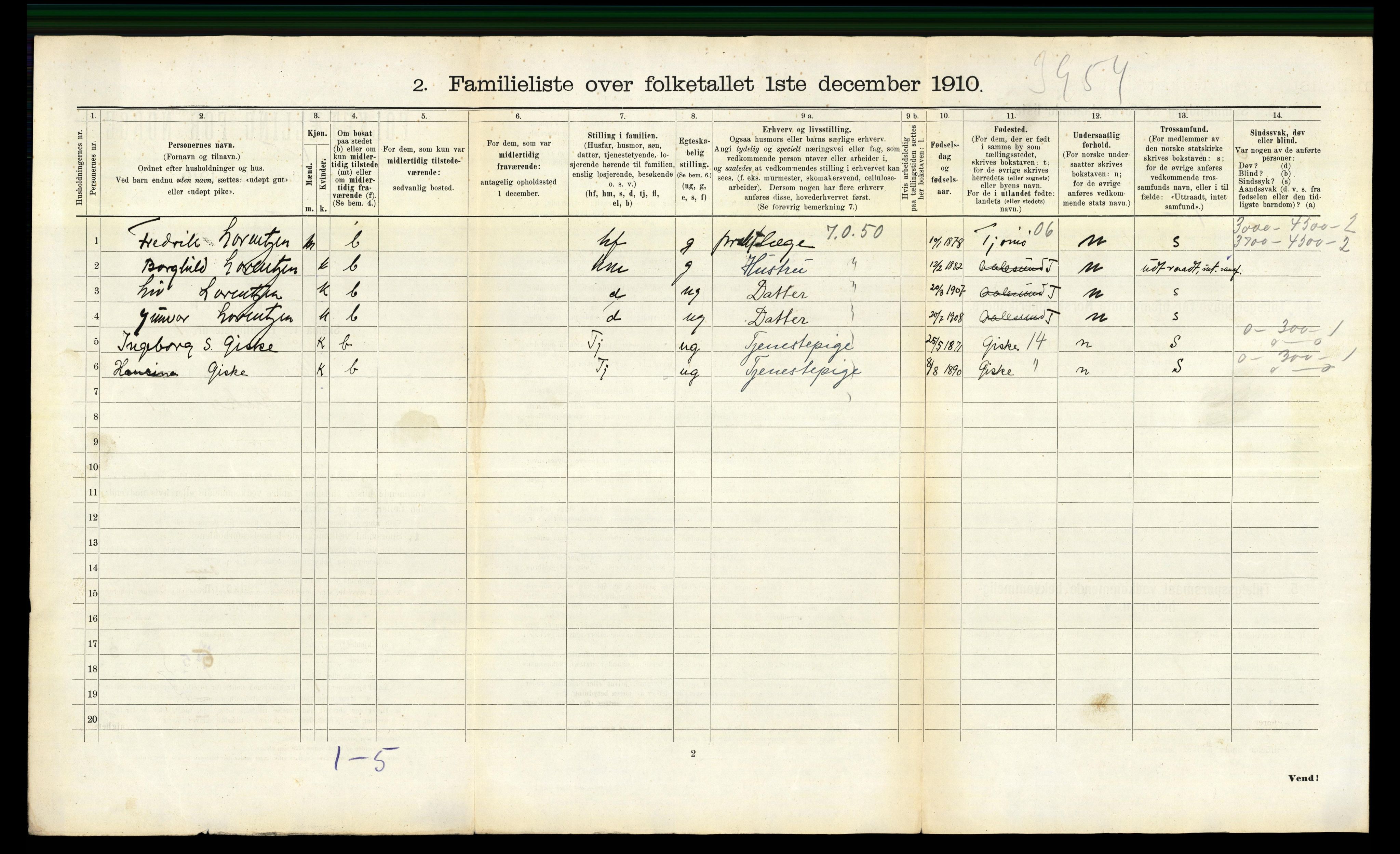 RA, Folketelling 1910 for 1501 Ålesund kjøpstad, 1910, s. 1894