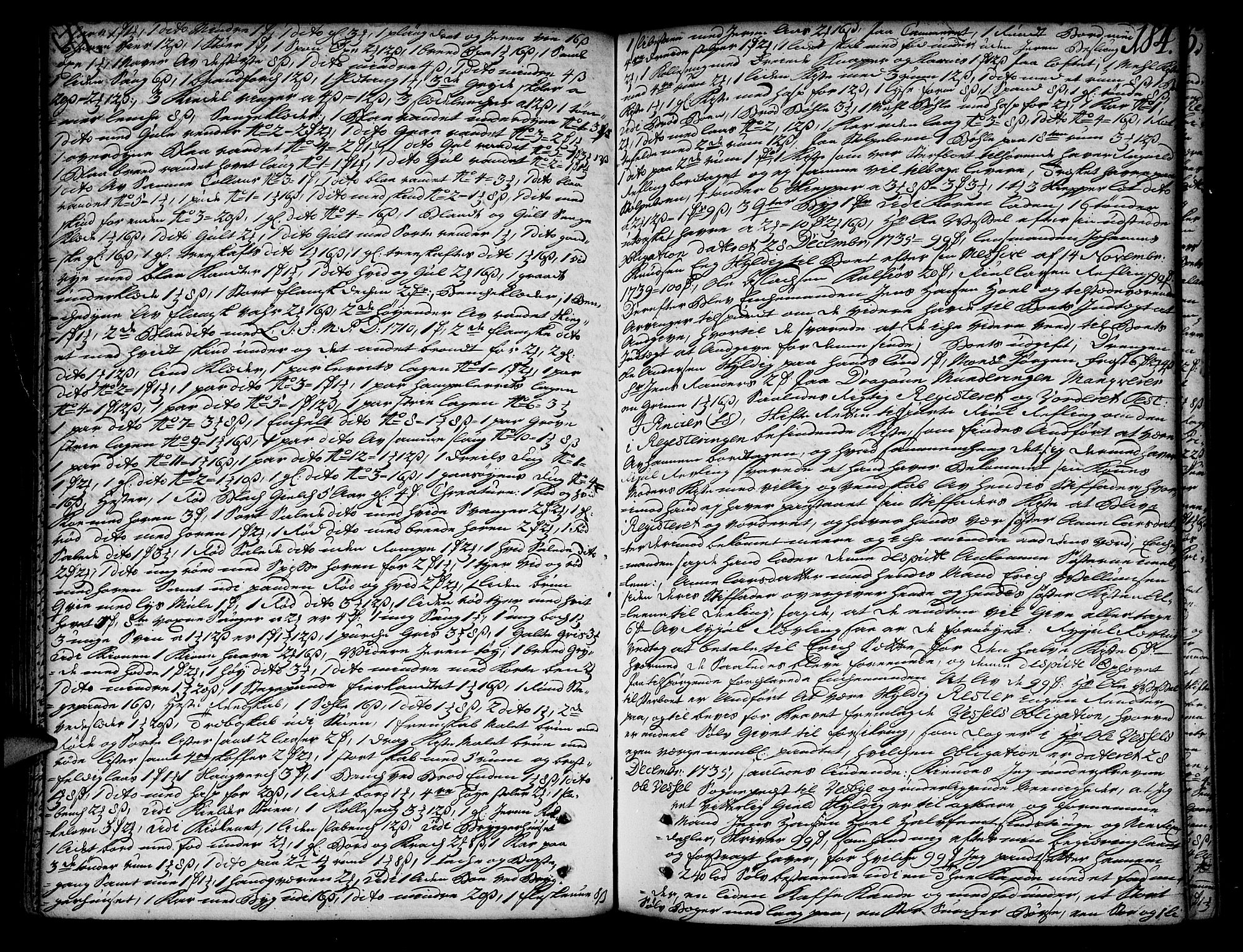 Follo sorenskriveri, AV/SAO-A-10274/H/Hb/L0004: Skifteprotokoll, 1737-1743, s. 183b-184a