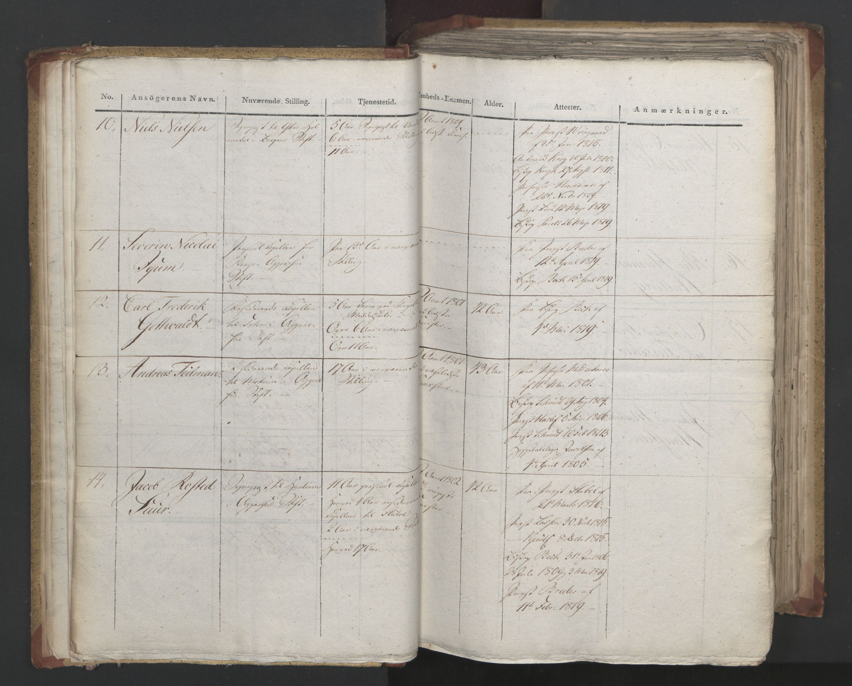 Statsrådsavdelingen i Stockholm, AV/RA-S-1003/D/Da/L0019: Regjeringsinnstillinger nr. 3856-4052, 1819, s. 26