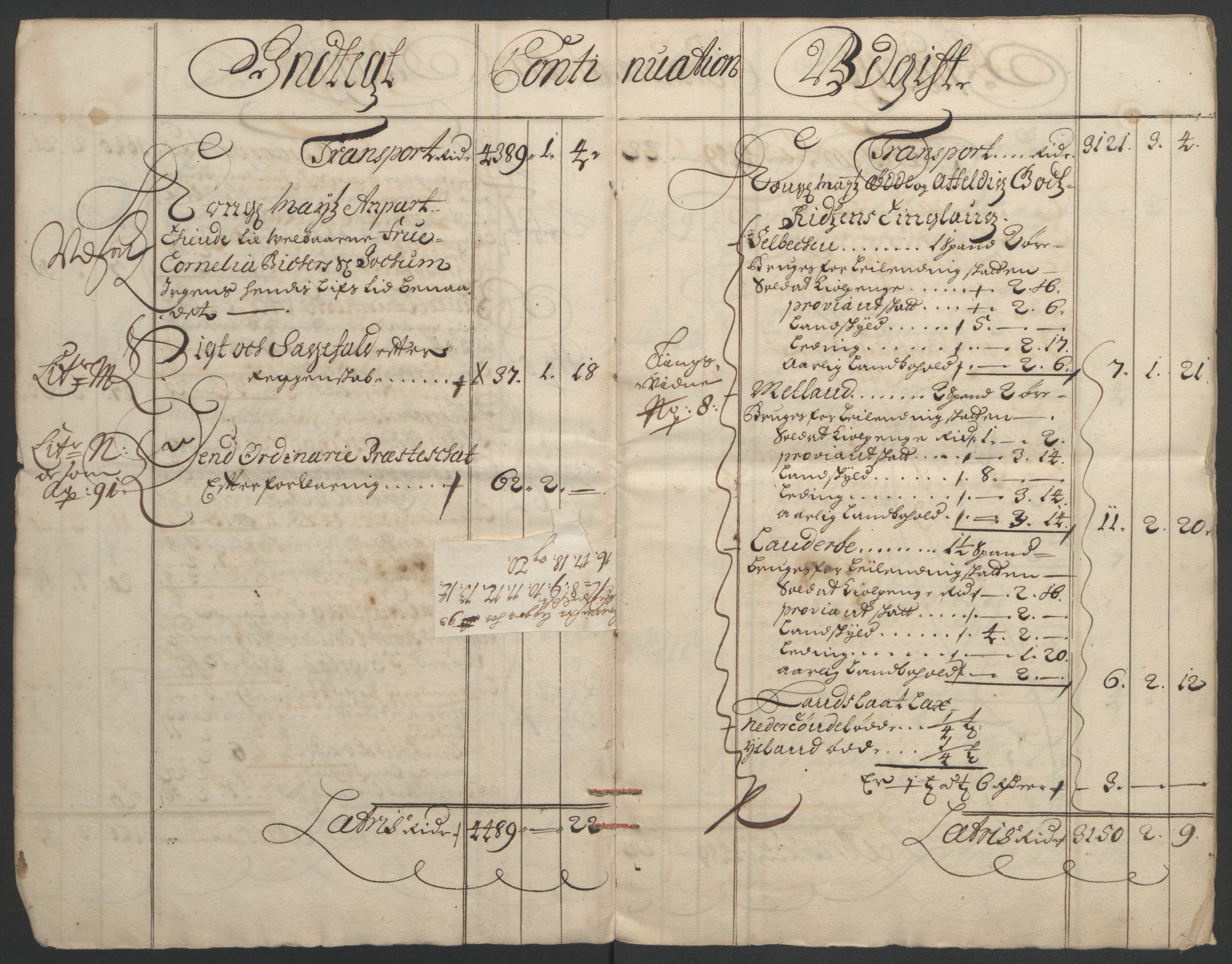 Rentekammeret inntil 1814, Reviderte regnskaper, Fogderegnskap, AV/RA-EA-4092/R57/L3849: Fogderegnskap Fosen, 1692-1693, s. 376