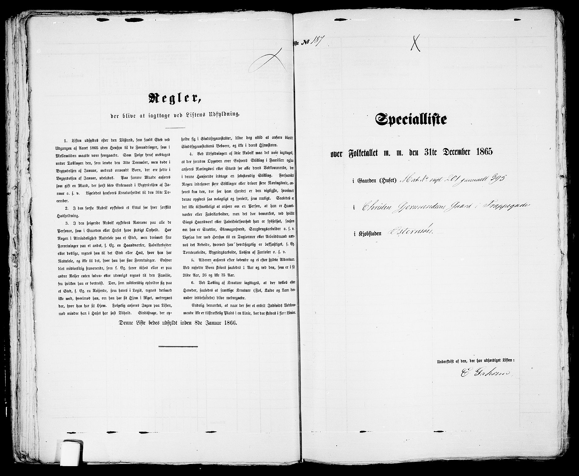 RA, Folketelling 1865 for 0901B Risør prestegjeld, Risør kjøpstad, 1865, s. 385