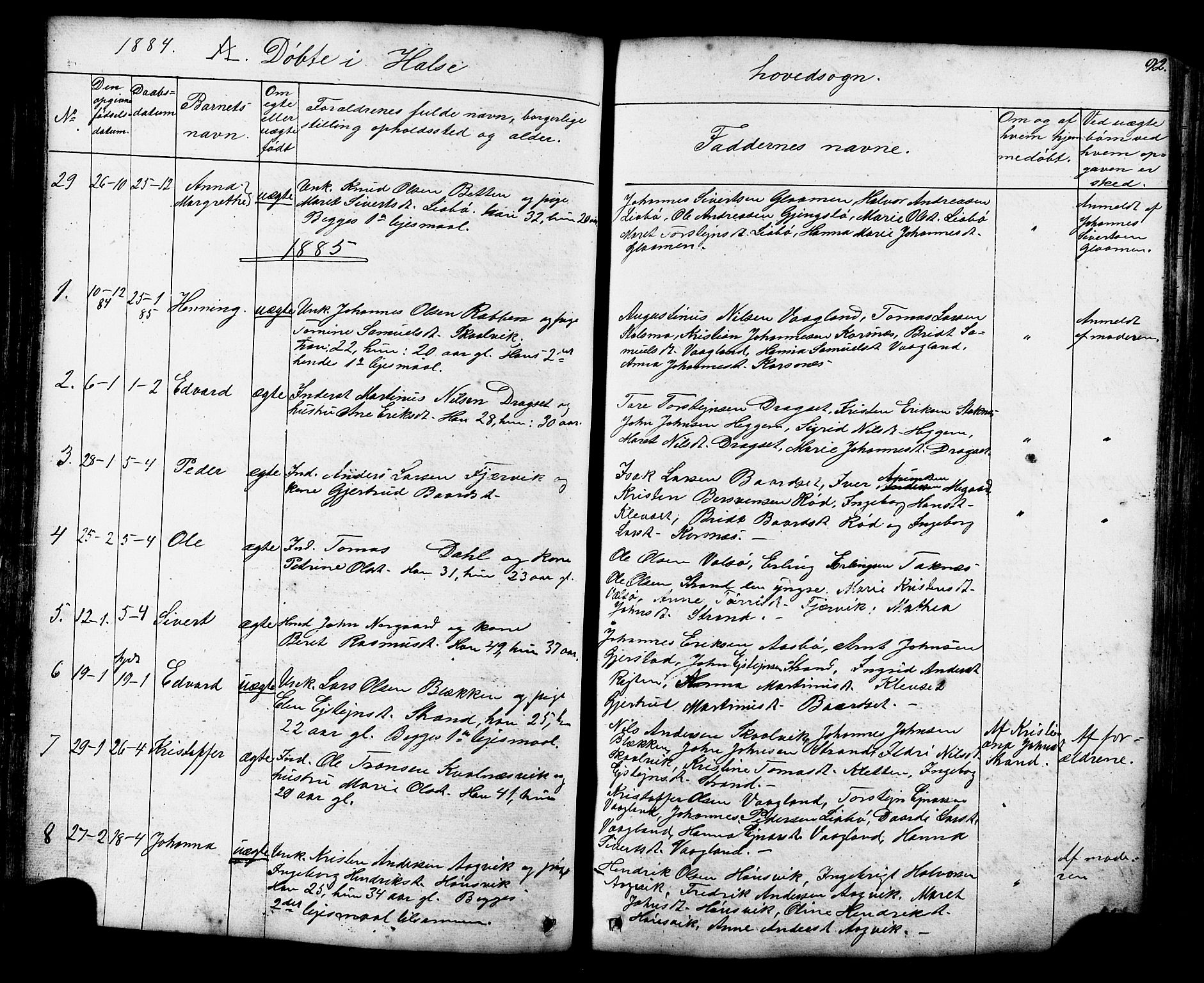 Ministerialprotokoller, klokkerbøker og fødselsregistre - Møre og Romsdal, SAT/A-1454/576/L0890: Klokkerbok nr. 576C01, 1837-1908, s. 92