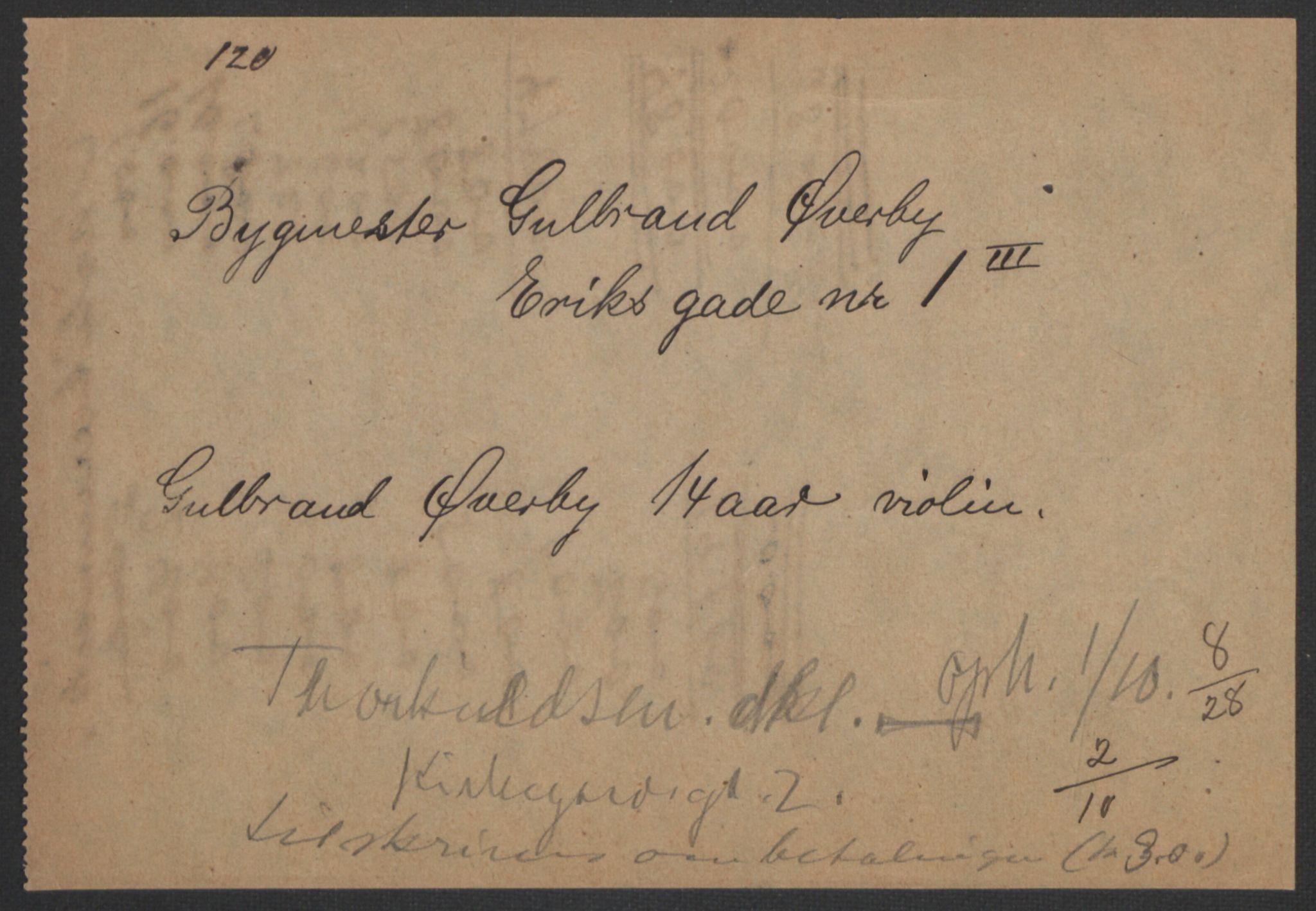 Musikkonservatoriet i Oslo, AV/RA-PA-1761/F/Fa/L0002/0006: Oversikt over lærere, elever, m.m. / Musikkonservatoriet i Oslo - Vårsemesteret, 1900