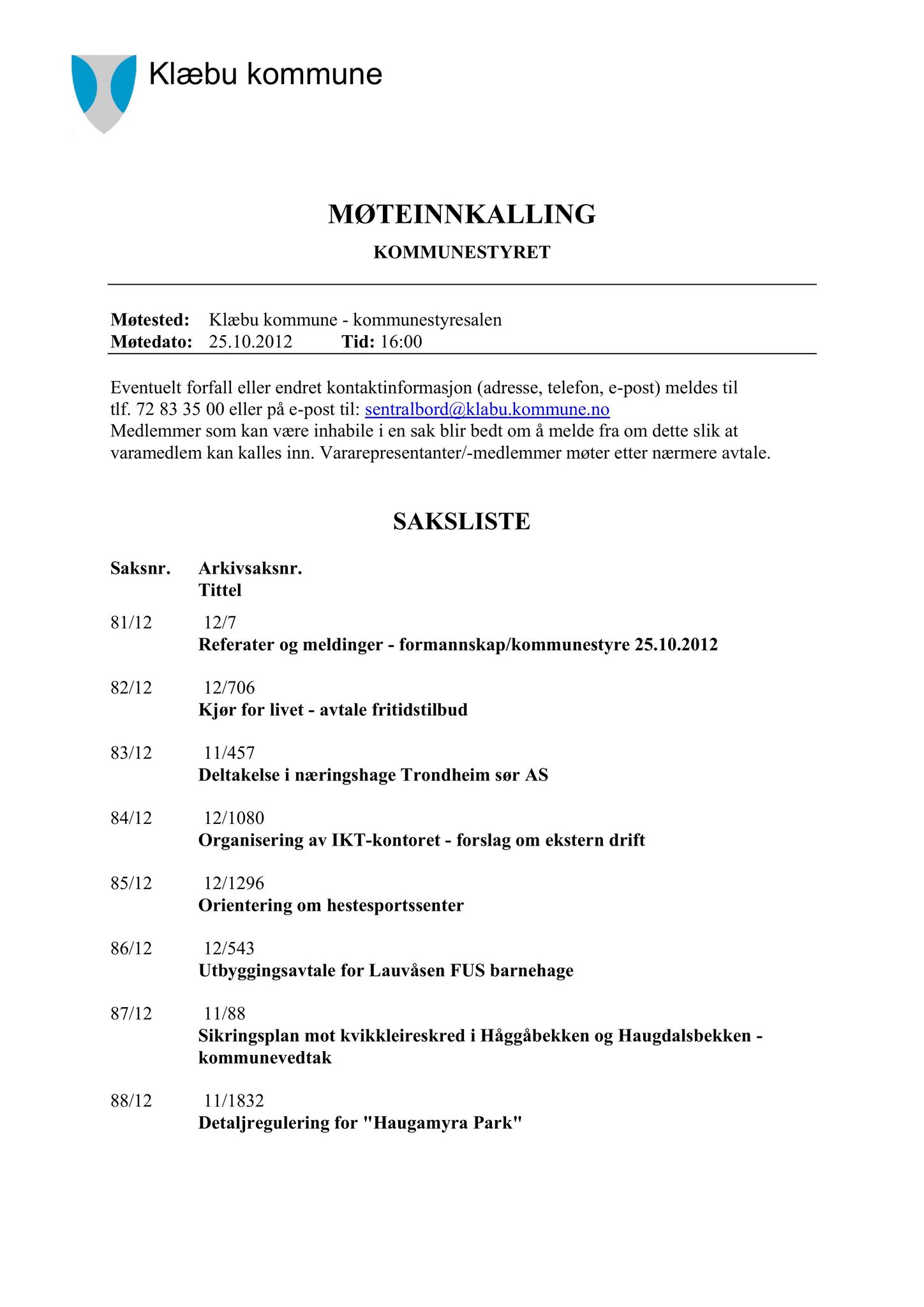 Klæbu Kommune, TRKO/KK/01-KS/L005: Kommunestyret - Møtedokumenter, 2012, s. 1723