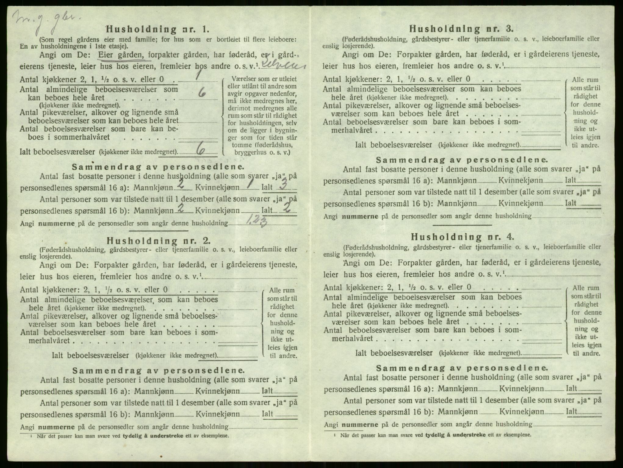 SAO, Folketelling 1920 for 0231 Skedsmo herred, 1920, s. 42