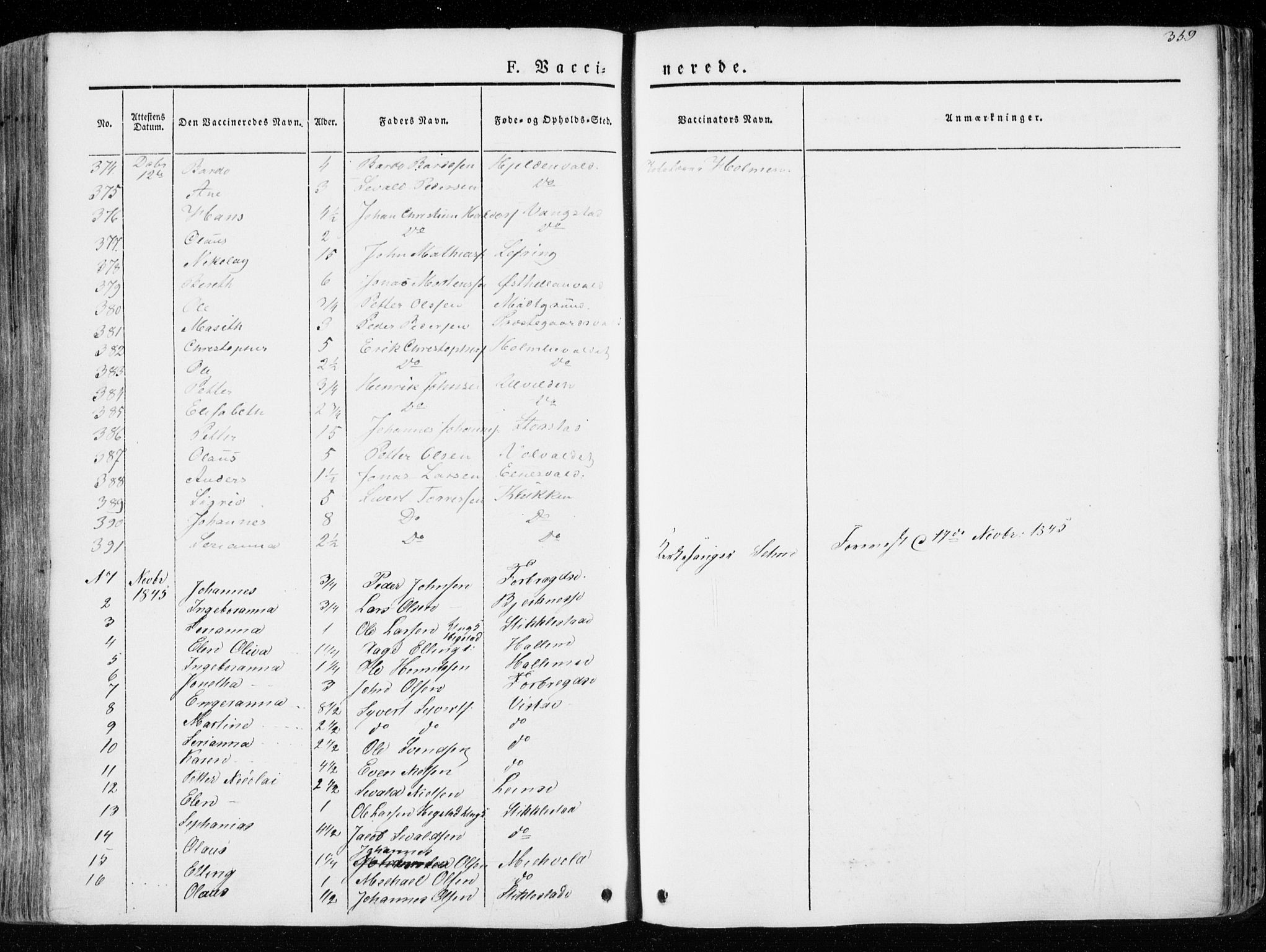 Ministerialprotokoller, klokkerbøker og fødselsregistre - Nord-Trøndelag, SAT/A-1458/723/L0239: Ministerialbok nr. 723A08, 1841-1851, s. 359