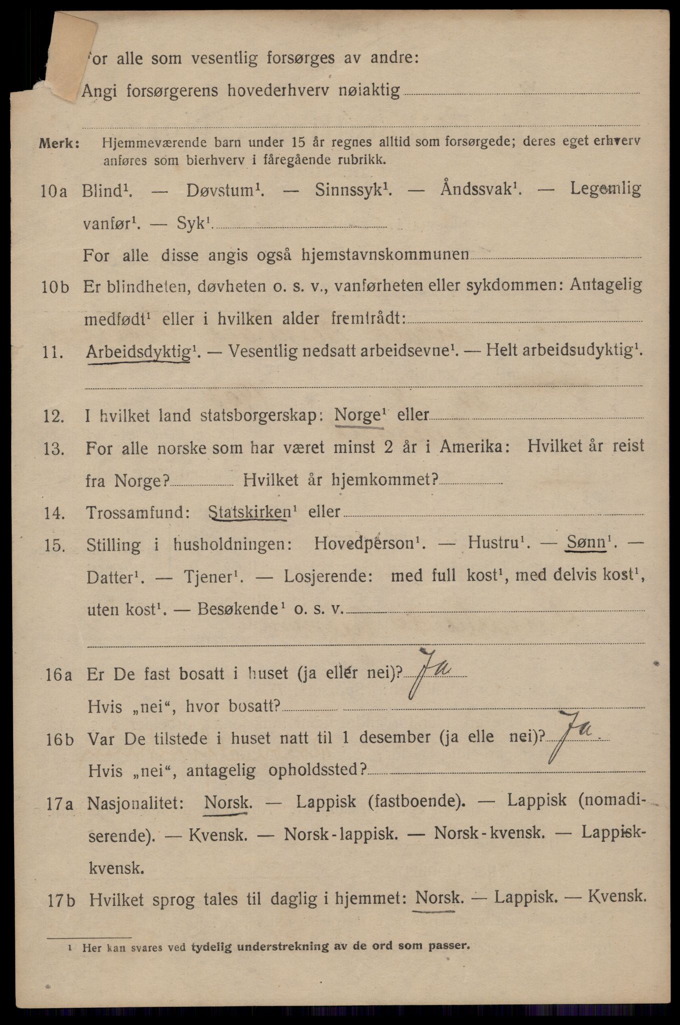 RA, Folketellinga 1920: Uplasserte skjema, 1920, s. 5540