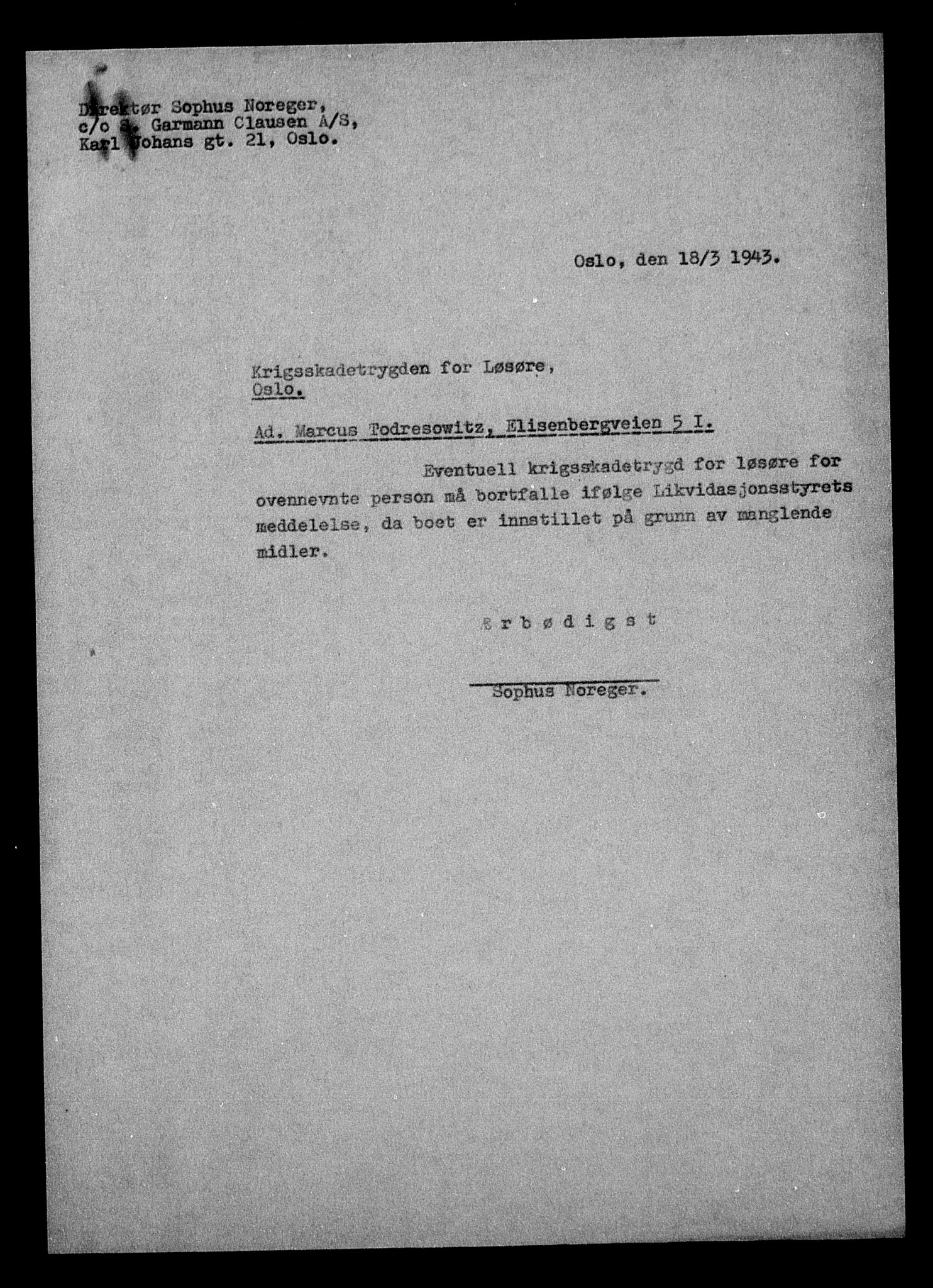 Justisdepartementet, Tilbakeføringskontoret for inndratte formuer, AV/RA-S-1564/H/Hc/Hcc/L0984: --, 1945-1947, s. 20