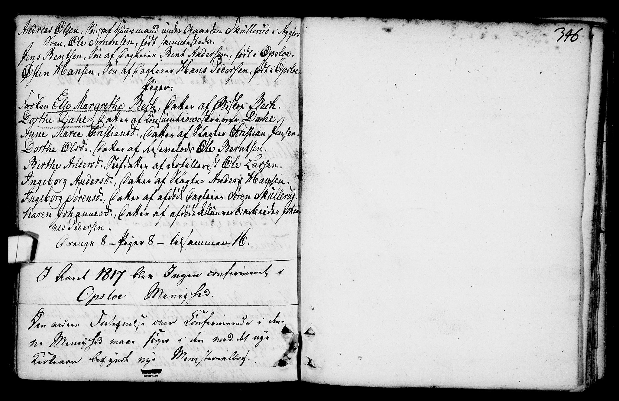 Gamlebyen prestekontor Kirkebøker, SAO/A-10884/F/Fa/L0001: Ministerialbok nr. 1, 1734-1818, s. 346