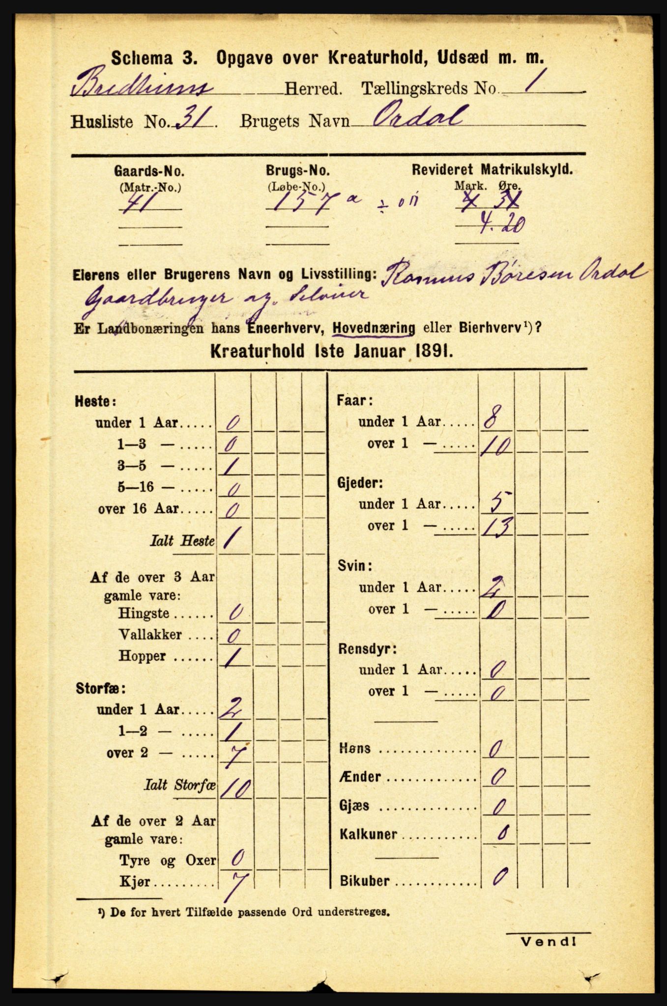 RA, Folketelling 1891 for 1446 Breim herred, 1891, s. 2392