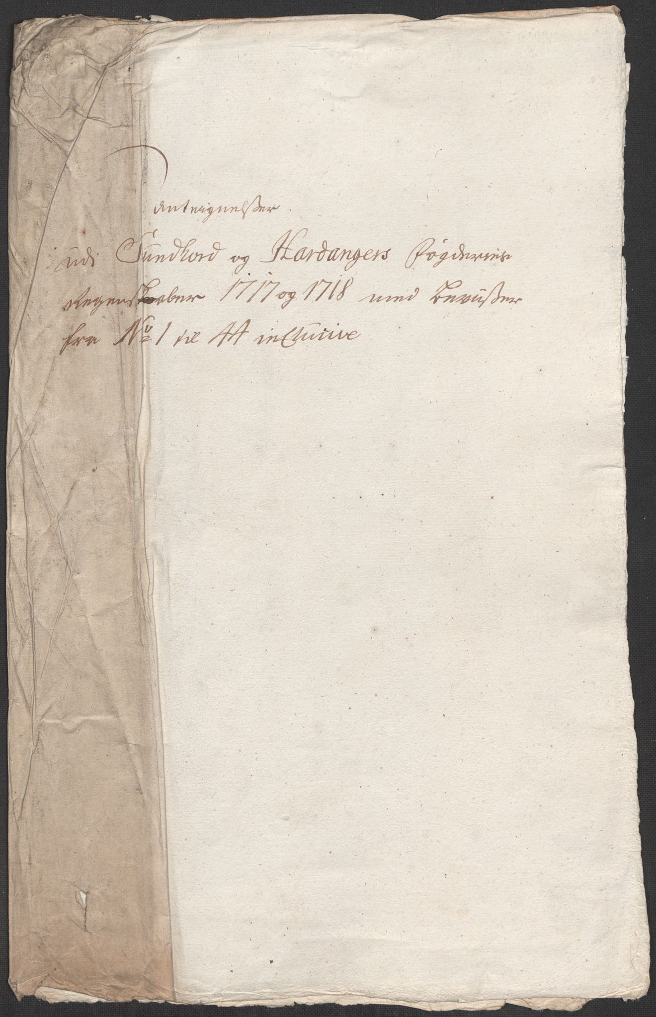 Rentekammeret inntil 1814, Reviderte regnskaper, Fogderegnskap, AV/RA-EA-4092/R48/L2996: Fogderegnskap Sunnhordland og Hardanger, 1718, s. 138