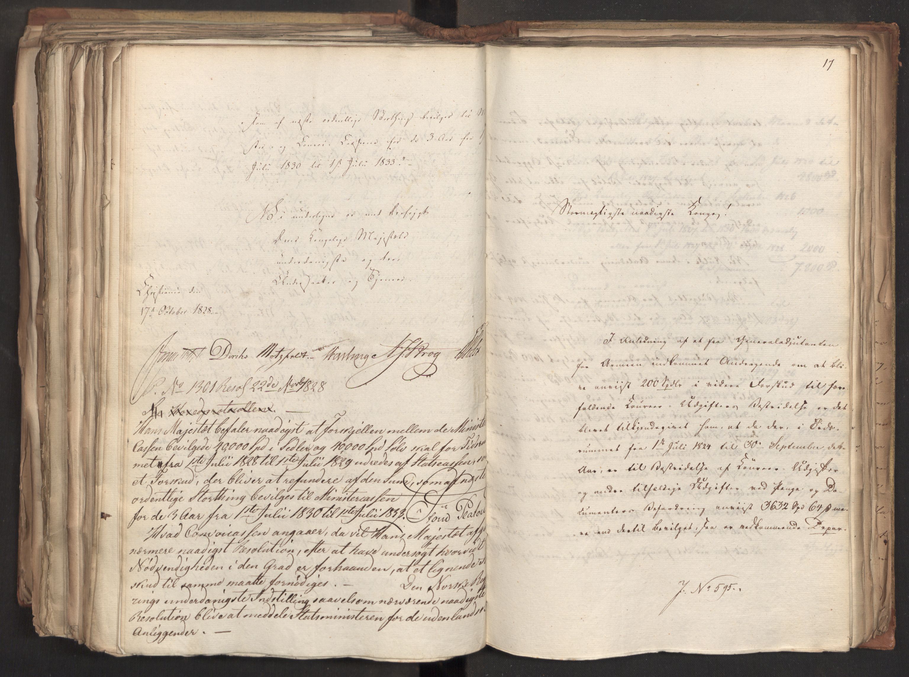 Statsrådsavdelingen i Stockholm, AV/RA-S-1003/D/Da/L0056: Regjeringsinnstillinger nr. 436-650, 1828, s. 478
