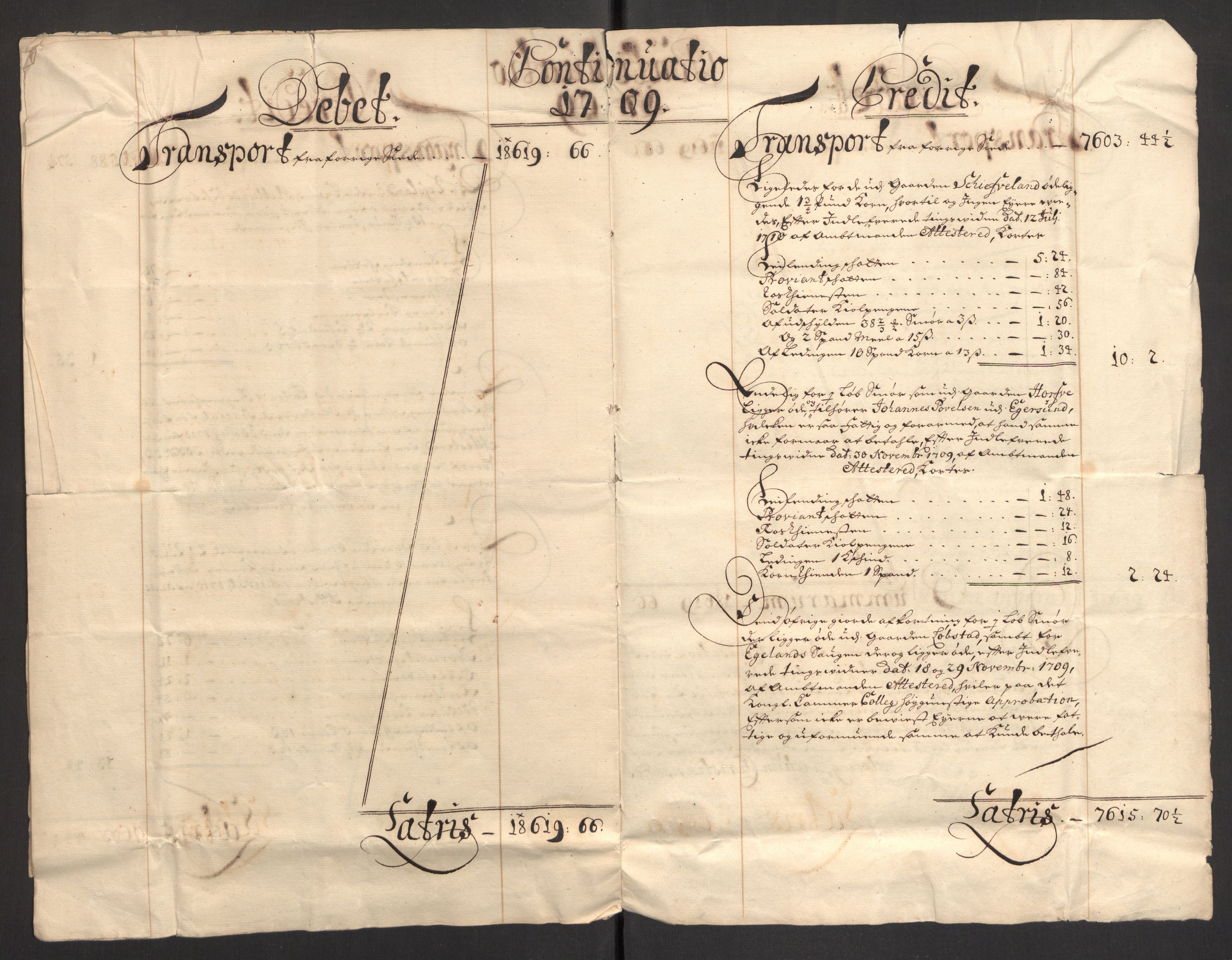 Rentekammeret inntil 1814, Reviderte regnskaper, Fogderegnskap, RA/EA-4092/R46/L2734: Fogderegnskap Jæren og Dalane, 1709-1710, s. 21