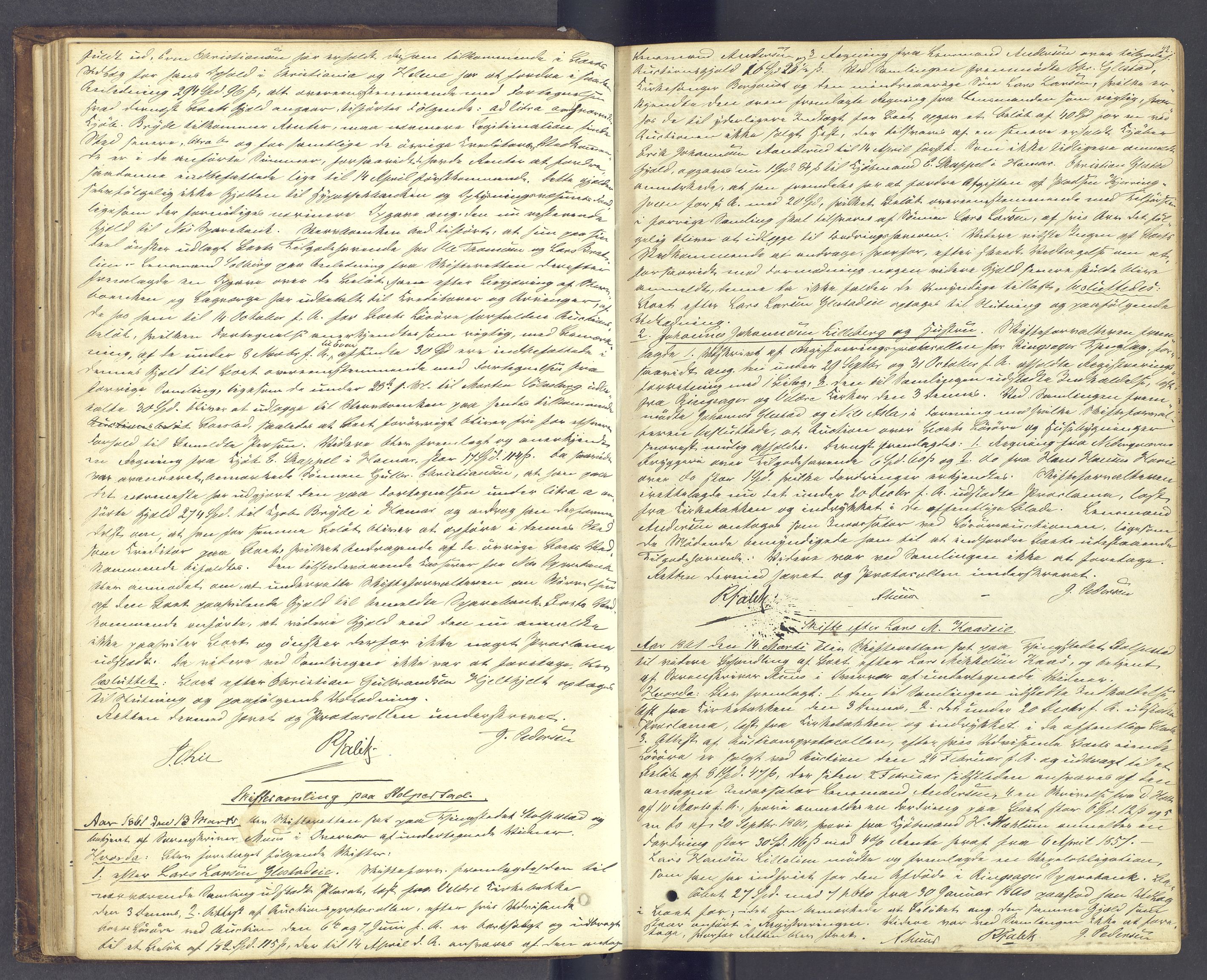 Nord-Hedmark sorenskriveri, AV/SAH-TING-012/J/Ja/L0013: Skifteprotokoll, 1860-1867, s. 41b-42a