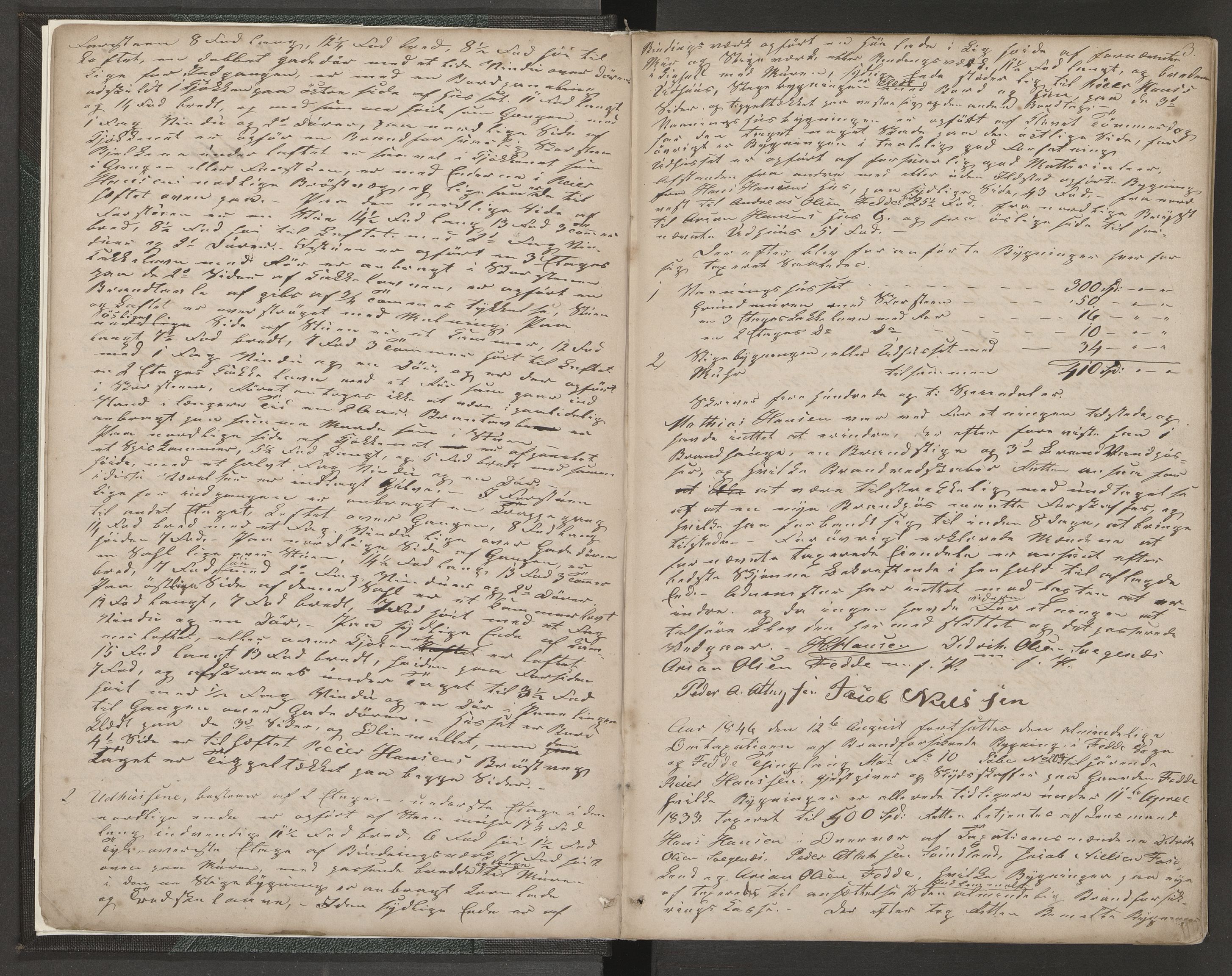 Norges Brannkasse Feda, AV/SAK-2241-0012/F/Fa/L0001: Branntakstprotokoll nr. 1 med gårdsnavnregister, 1846-1931