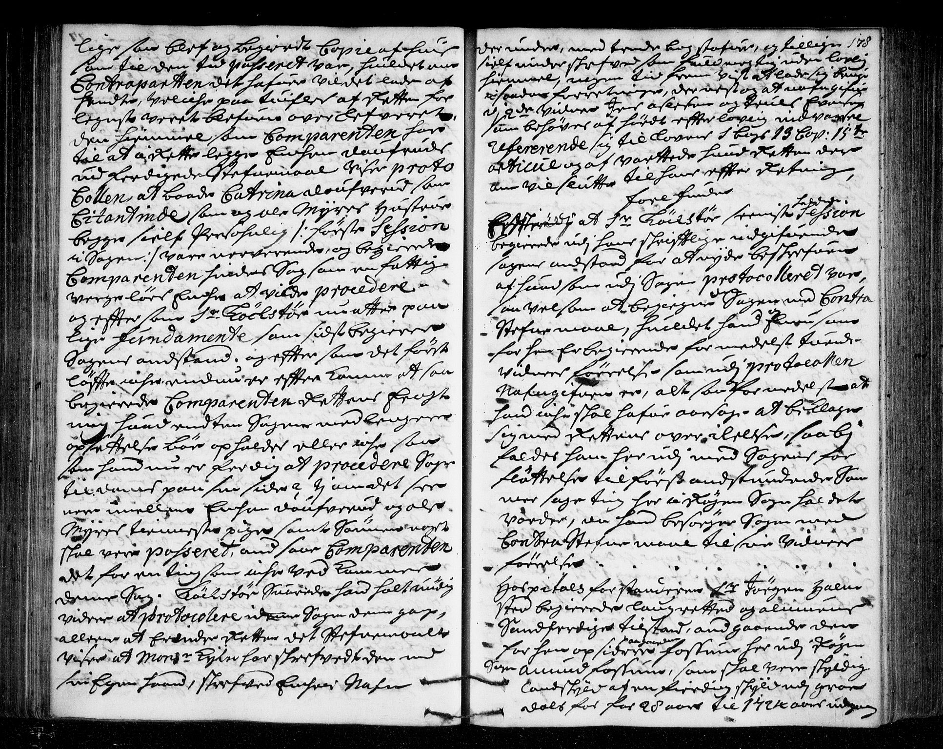 Lier, Røyken og Hurum sorenskriveri, SAKO/A-89/F/Fa/L0046: Tingbok, 1729-1733, s. 178