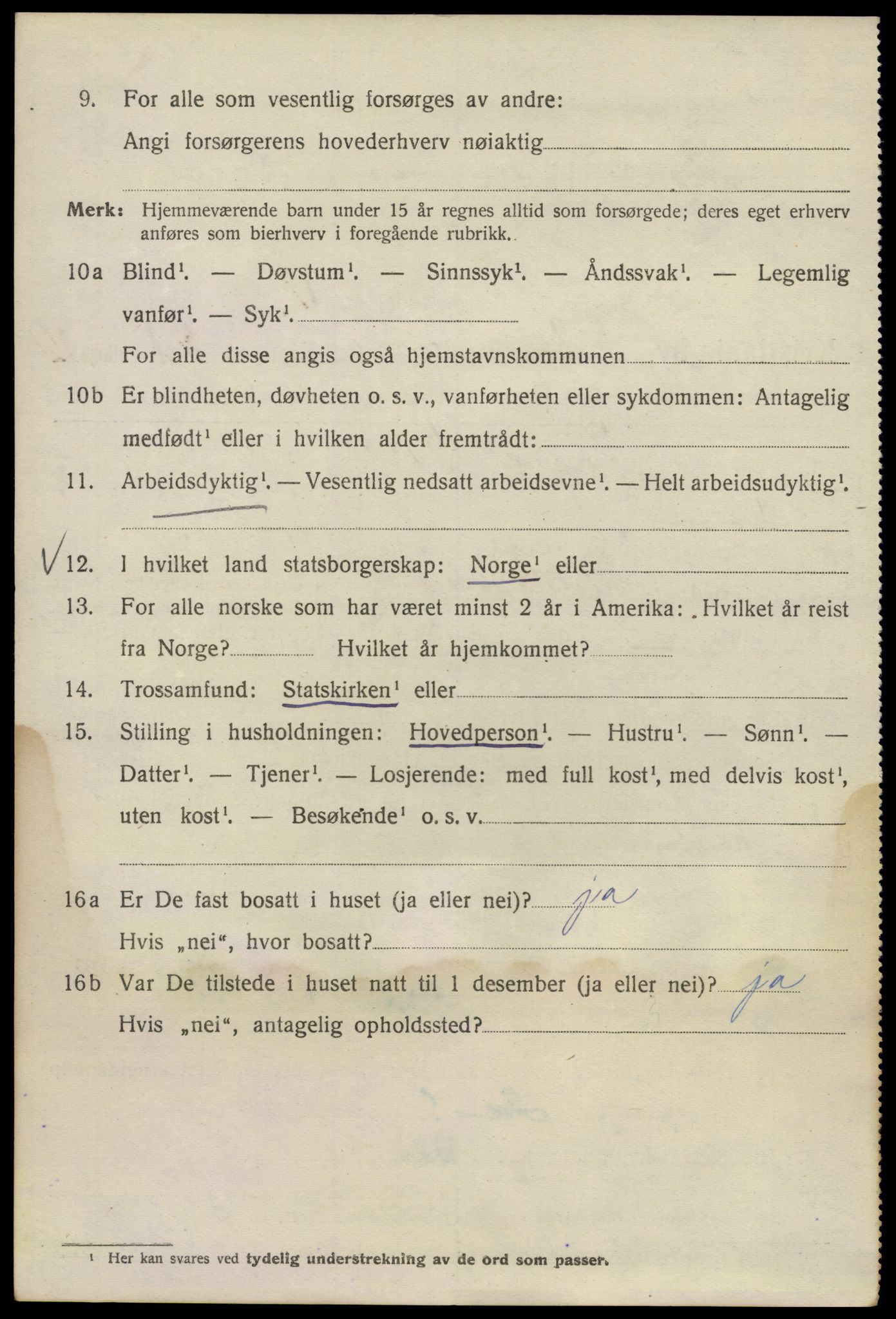 SAO, Folketelling 1920 for 0301 Kristiania kjøpstad, 1920, s. 208276