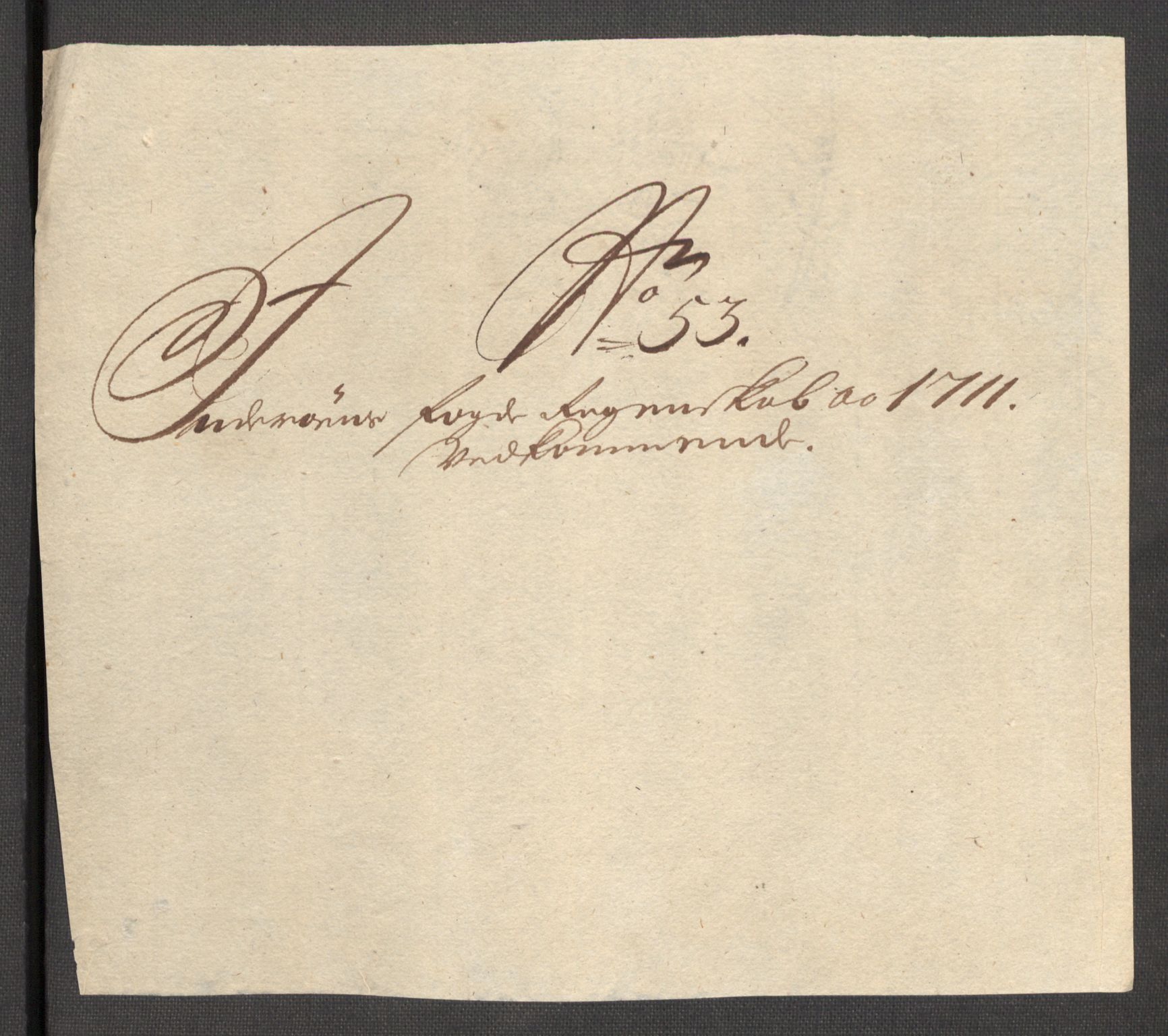 Rentekammeret inntil 1814, Reviderte regnskaper, Fogderegnskap, RA/EA-4092/R63/L4319: Fogderegnskap Inderøy, 1711, s. 193