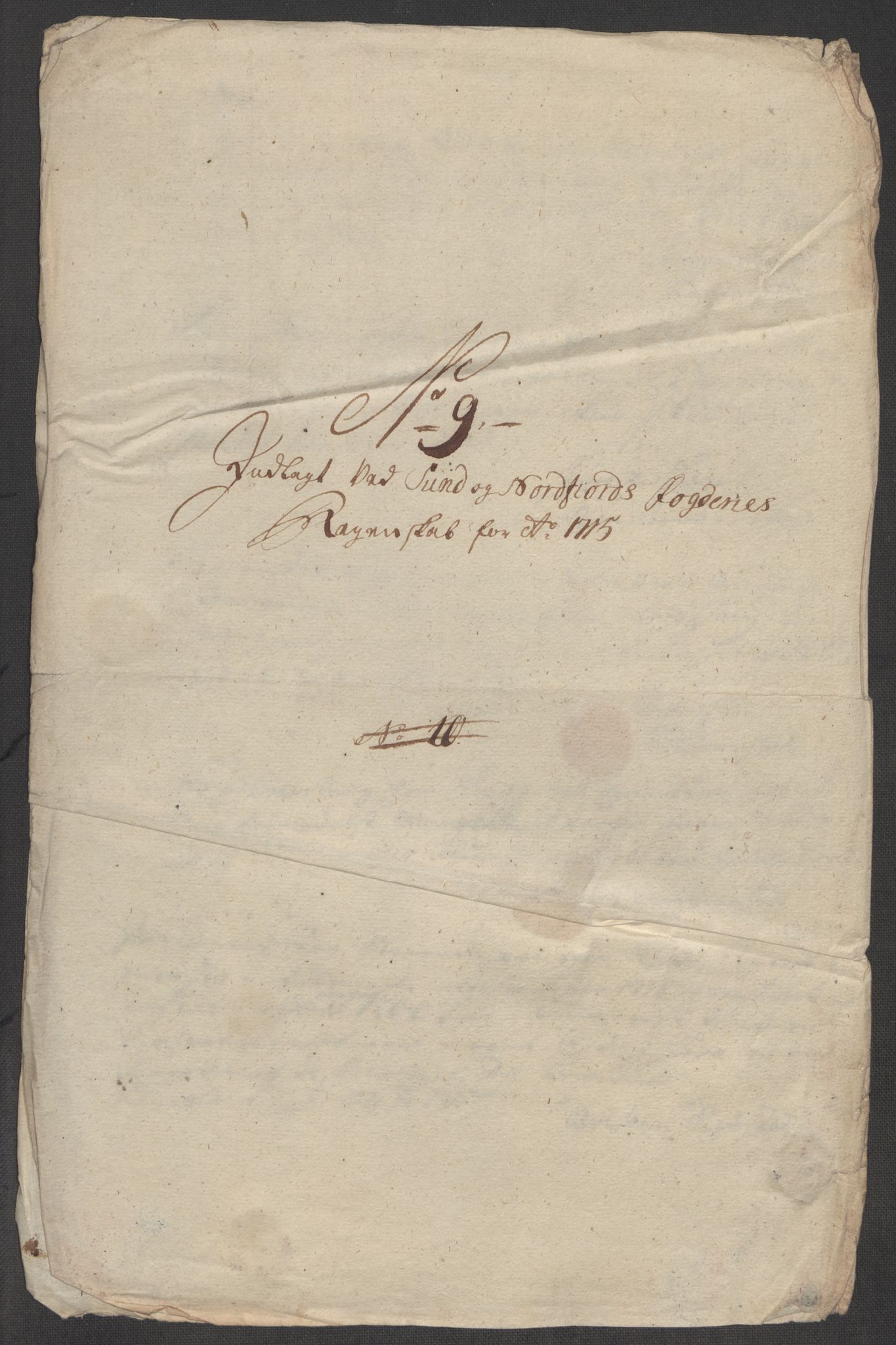 Rentekammeret inntil 1814, Reviderte regnskaper, Fogderegnskap, AV/RA-EA-4092/R53/L3439: Fogderegnskap Sunn- og Nordfjord, 1715, s. 287