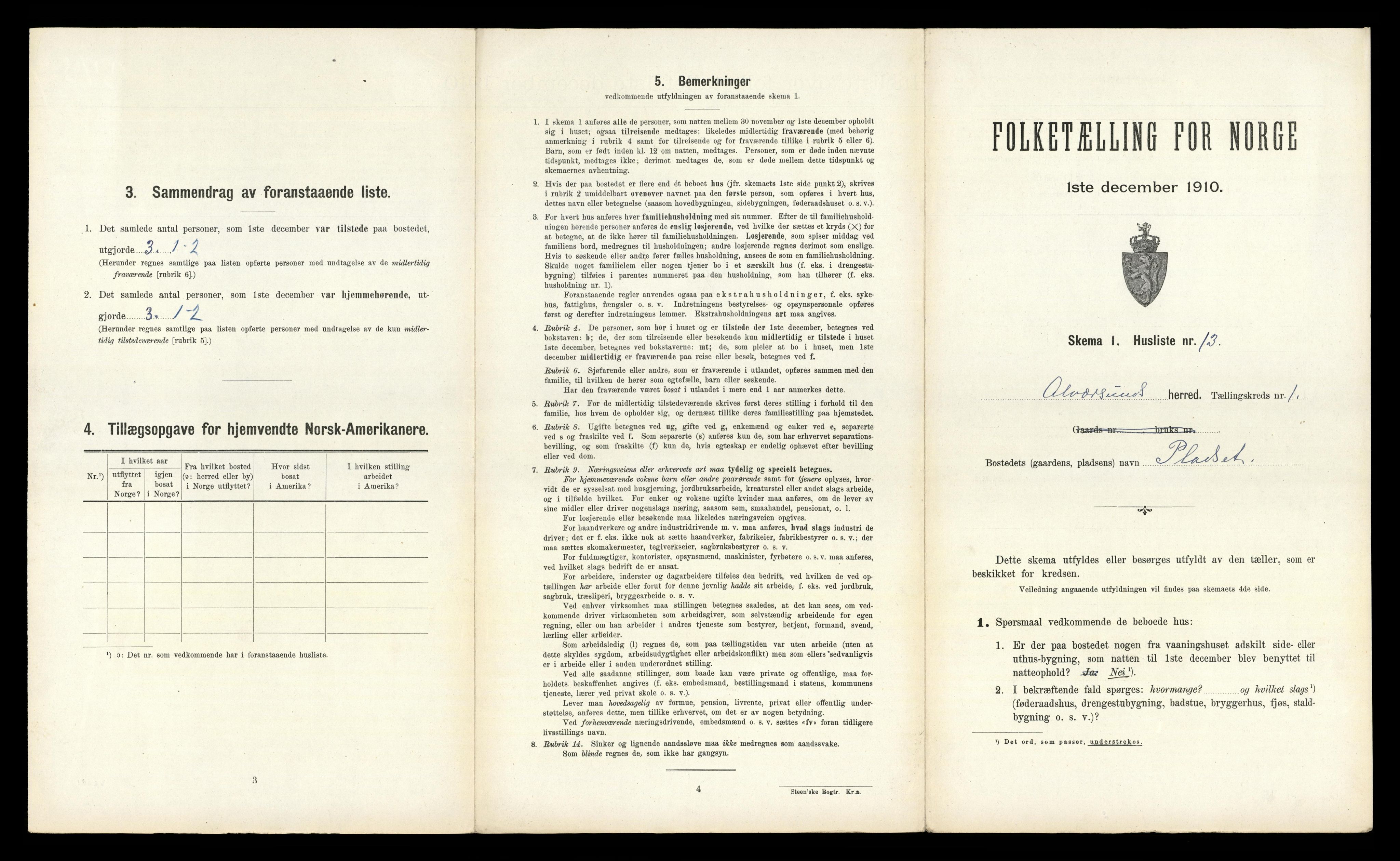 RA, Folketelling 1910 for 1257 Alversund herred, 1910, s. 78