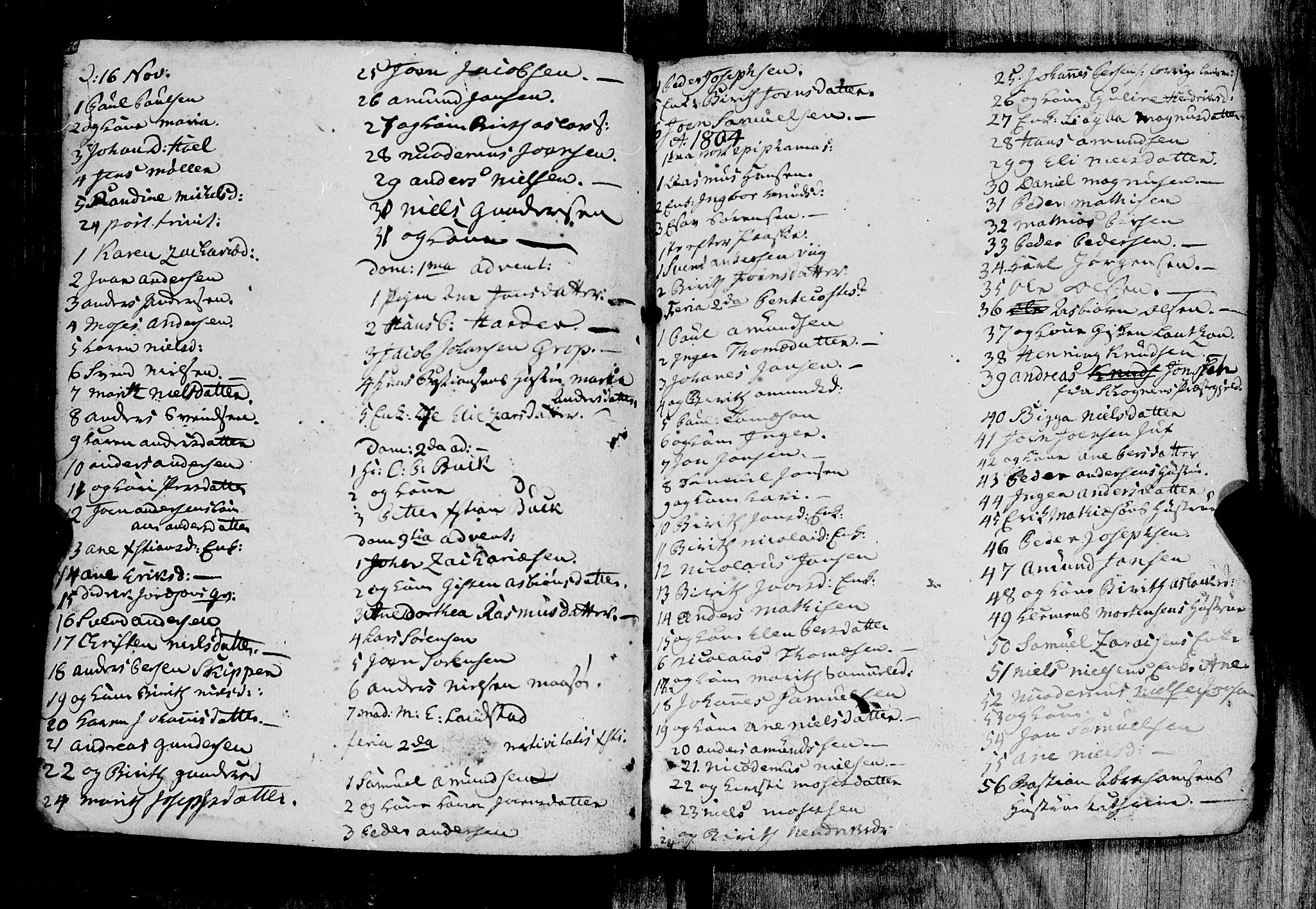 Måsøy sokneprestkontor, AV/SATØ-S-1348/B/L0026: Kommunikantprotokoll nr. 26 (1), 1749-1804