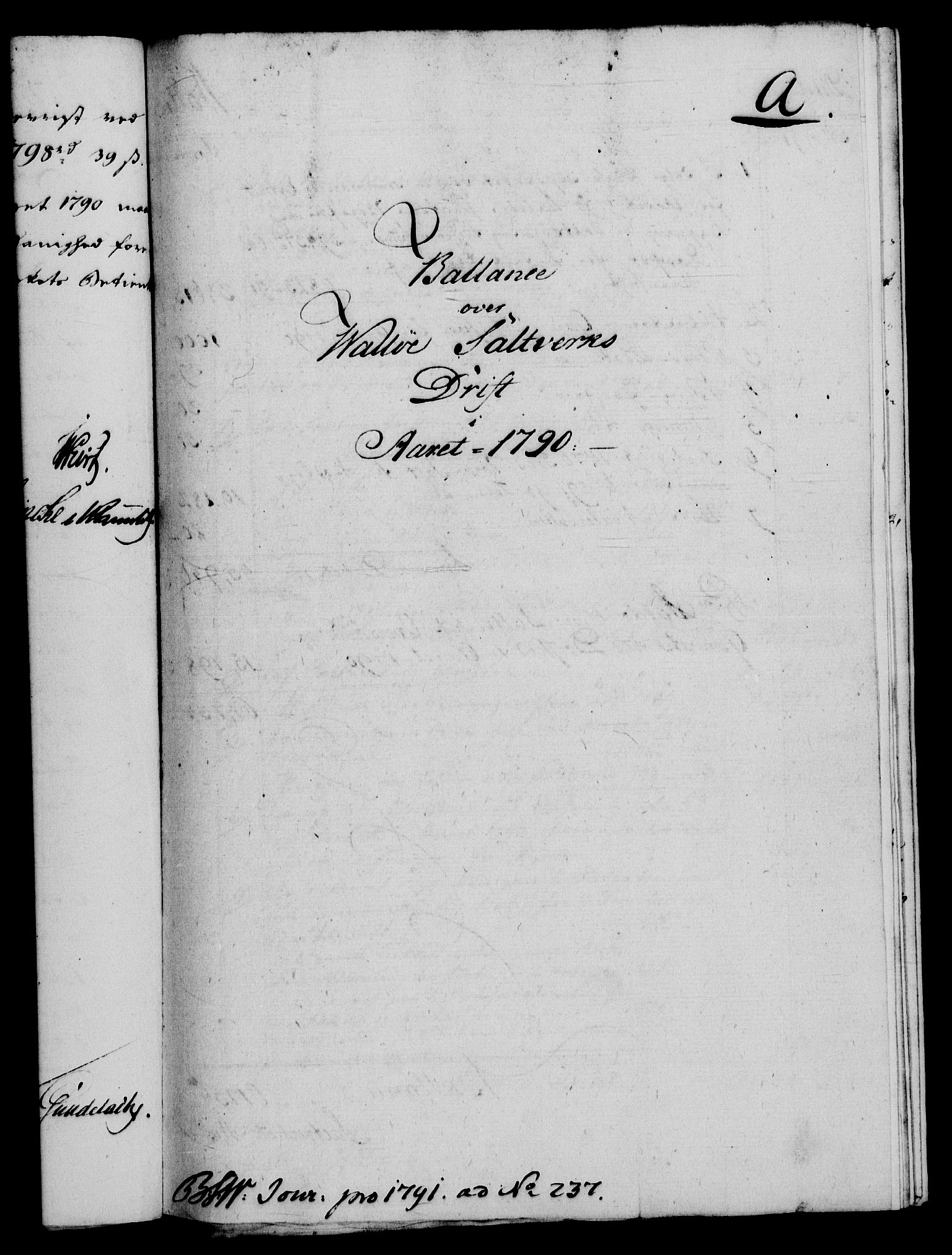 Rentekammeret, Renteskriverkontorene, AV/RA-EA-3115/M/Mf/Mfb/L0001: Relasjons- og resolusjonsprotokoll med register (merket RK 54.7), 1791-1792