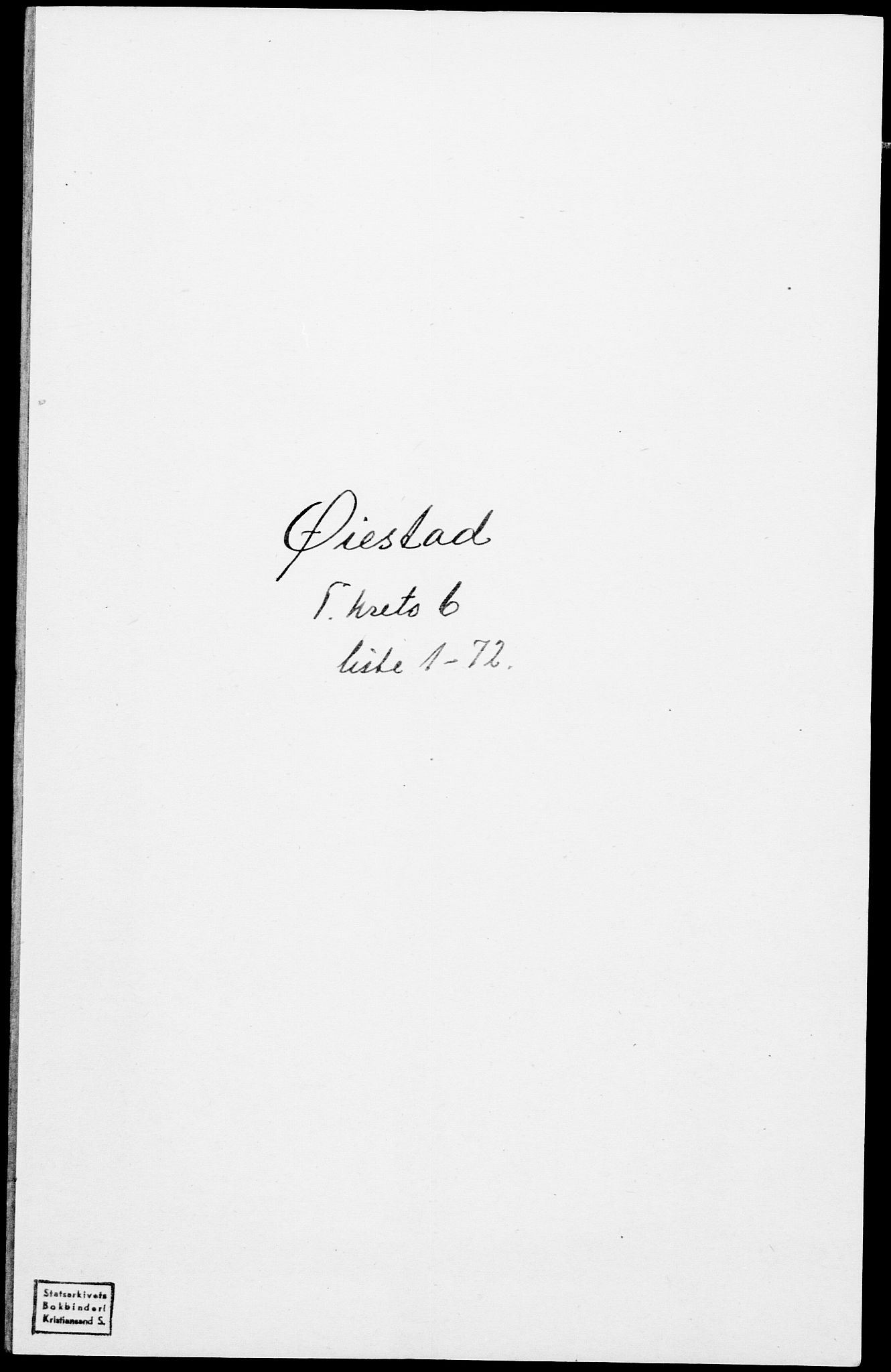 SAK, Folketelling 1875 for 0920P Øyestad prestegjeld, 1875, s. 694
