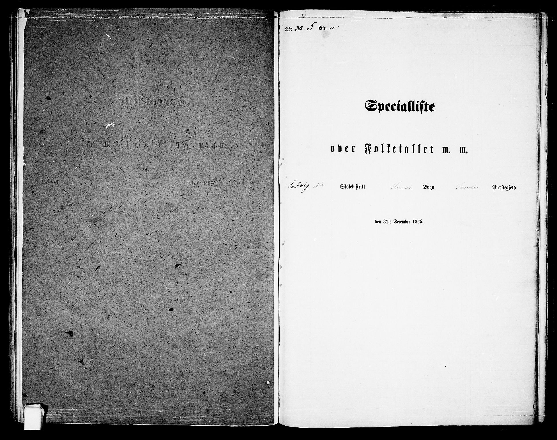 RA, Folketelling 1865 for 0713P Sande prestegjeld, 1865, s. 112