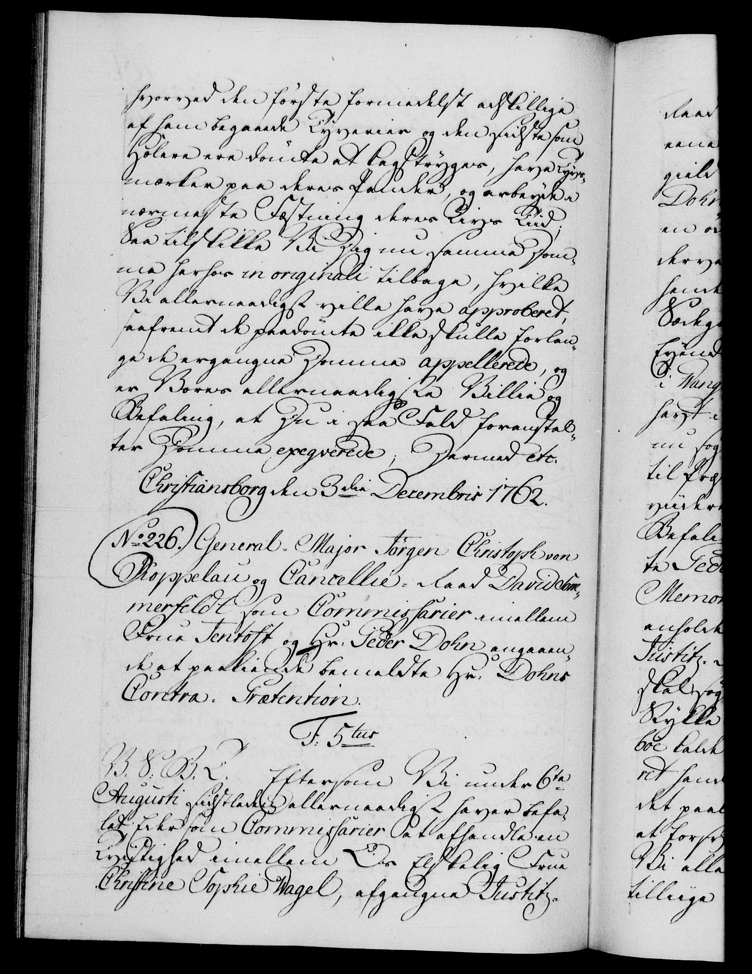 Danske Kanselli 1572-1799, RA/EA-3023/F/Fc/Fca/Fcab/L0037: Norske tegnelser, 1762-1766, s. 161b