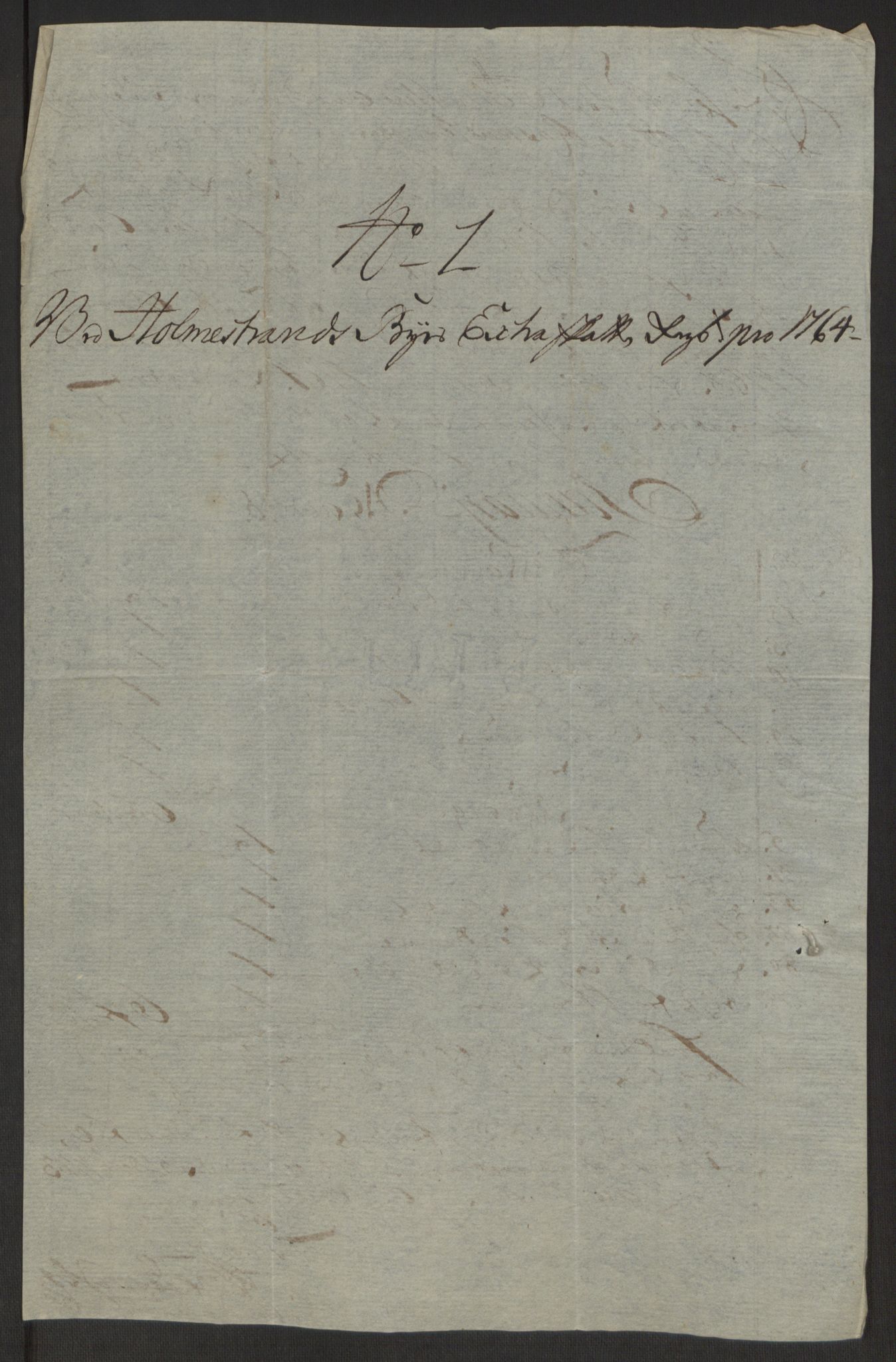 Rentekammeret inntil 1814, Reviderte regnskaper, Byregnskaper, AV/RA-EA-4066/R/Rh/L0163/0001: [H4] Kontribusjonsregnskap / Ekstraskatt, Holmestrand, 1762-1772, s. 124