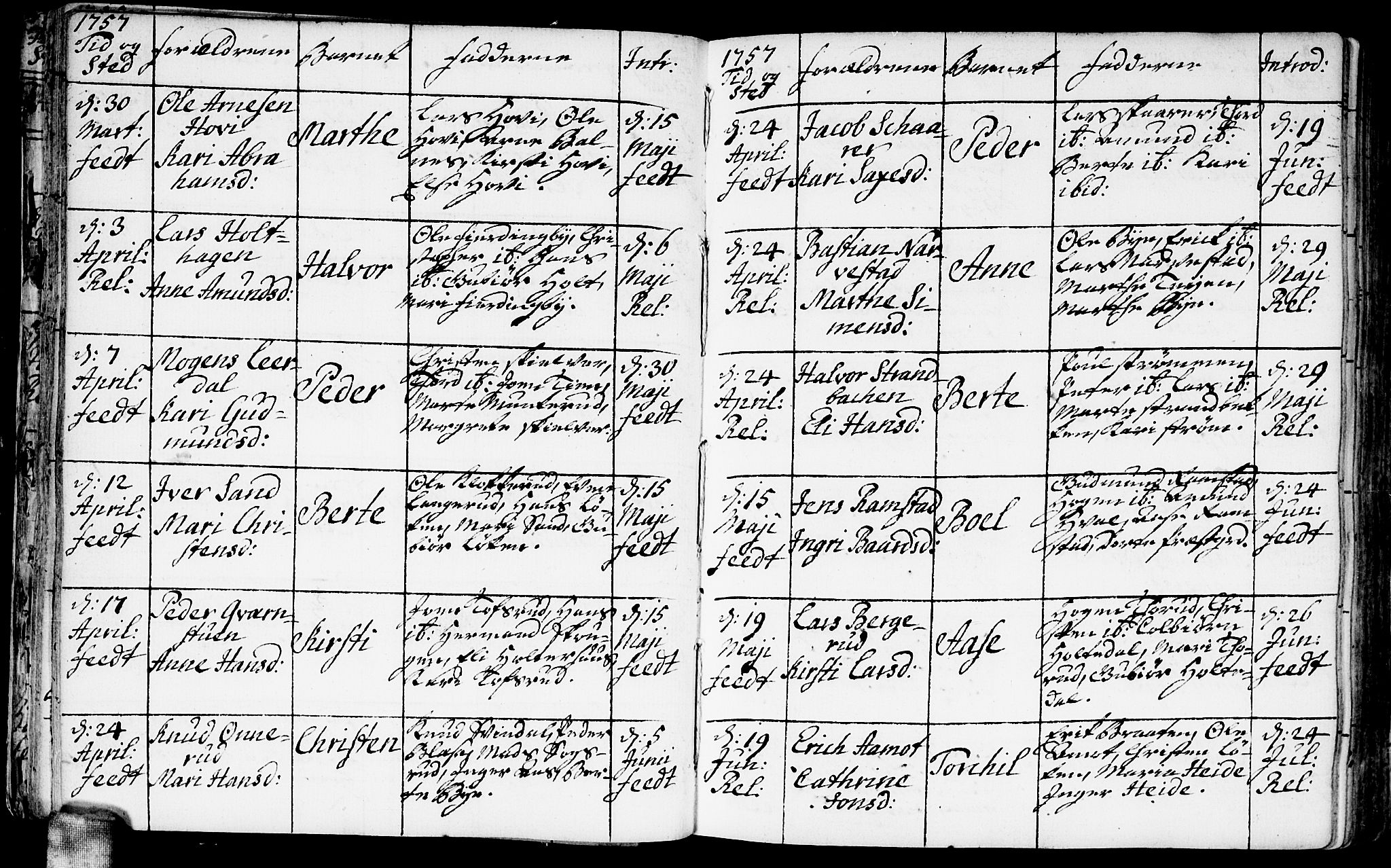 Fet prestekontor Kirkebøker, SAO/A-10370a/F/Fa/L0004: Ministerialbok nr. I 4, 1751-1773, s. 37