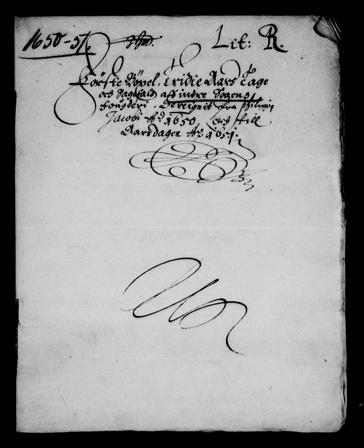 Rentekammeret inntil 1814, Reviderte regnskaper, Lensregnskaper, RA/EA-5023/R/Rb/Rbt/L0117: Bergenhus len, 1650-1651