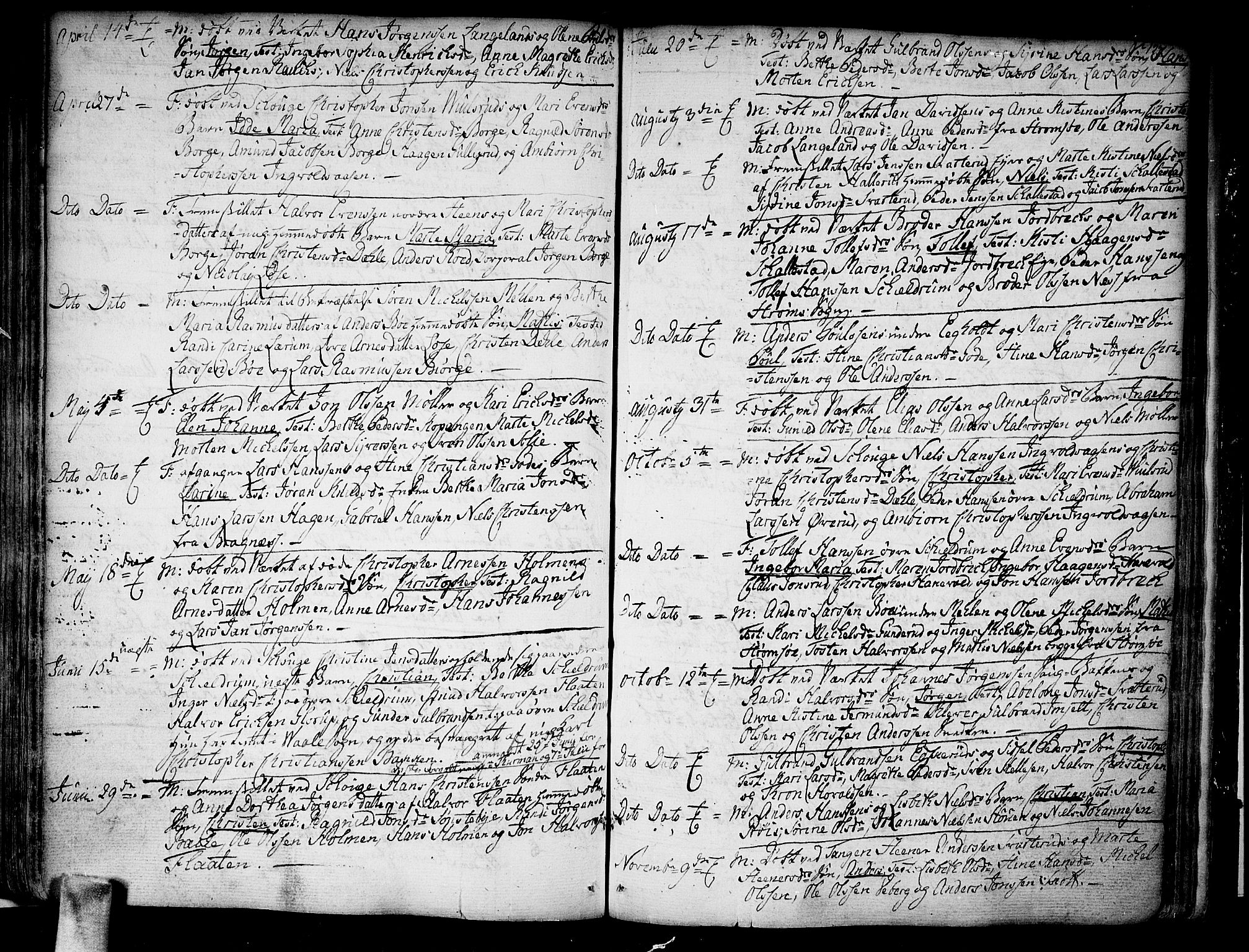 Skoger kirkebøker, SAKO/A-59/F/Fa/L0001: Ministerialbok nr. I 1, 1746-1814, s. 127
