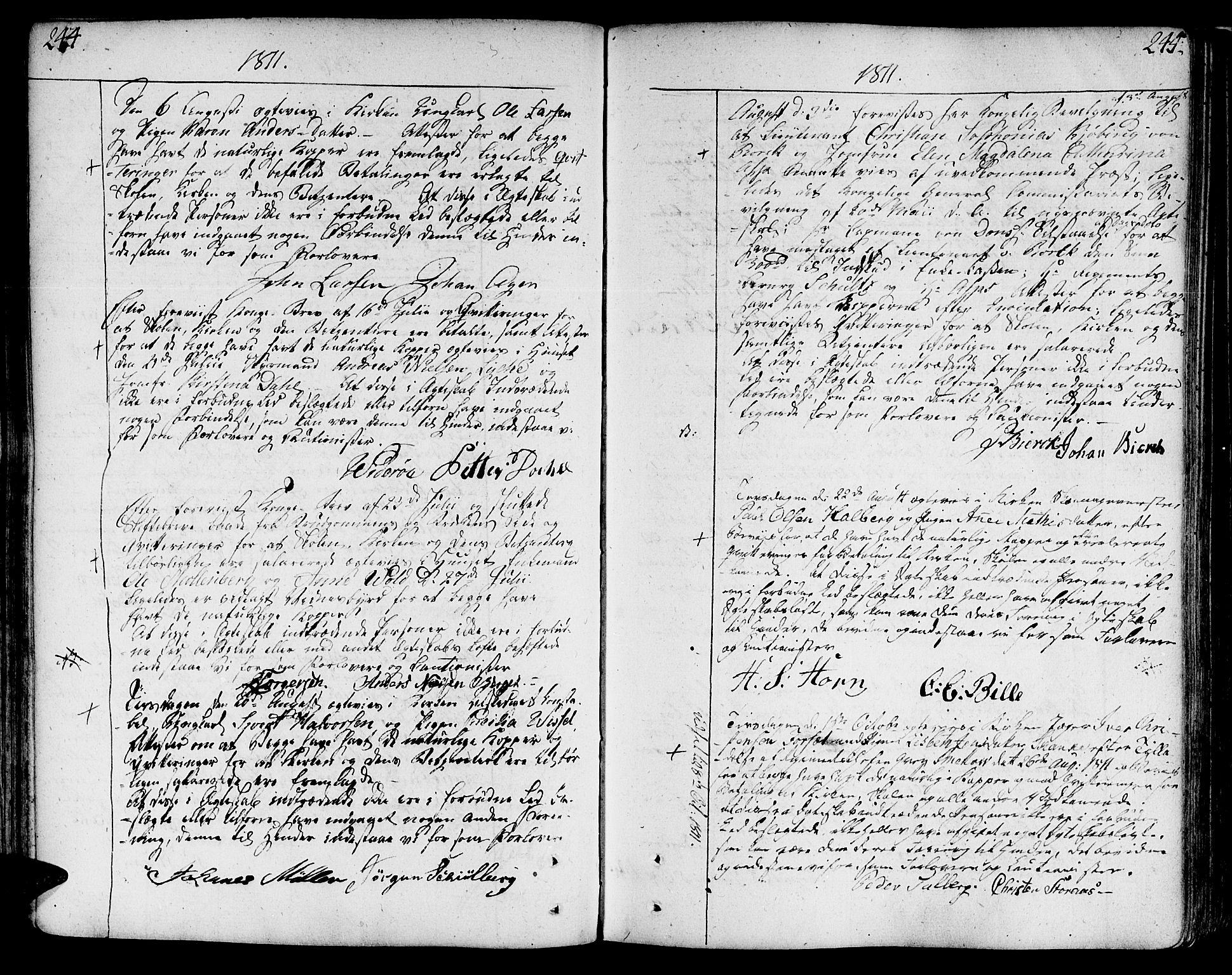 Ministerialprotokoller, klokkerbøker og fødselsregistre - Sør-Trøndelag, AV/SAT-A-1456/602/L0105: Ministerialbok nr. 602A03, 1774-1814, s. 244-245