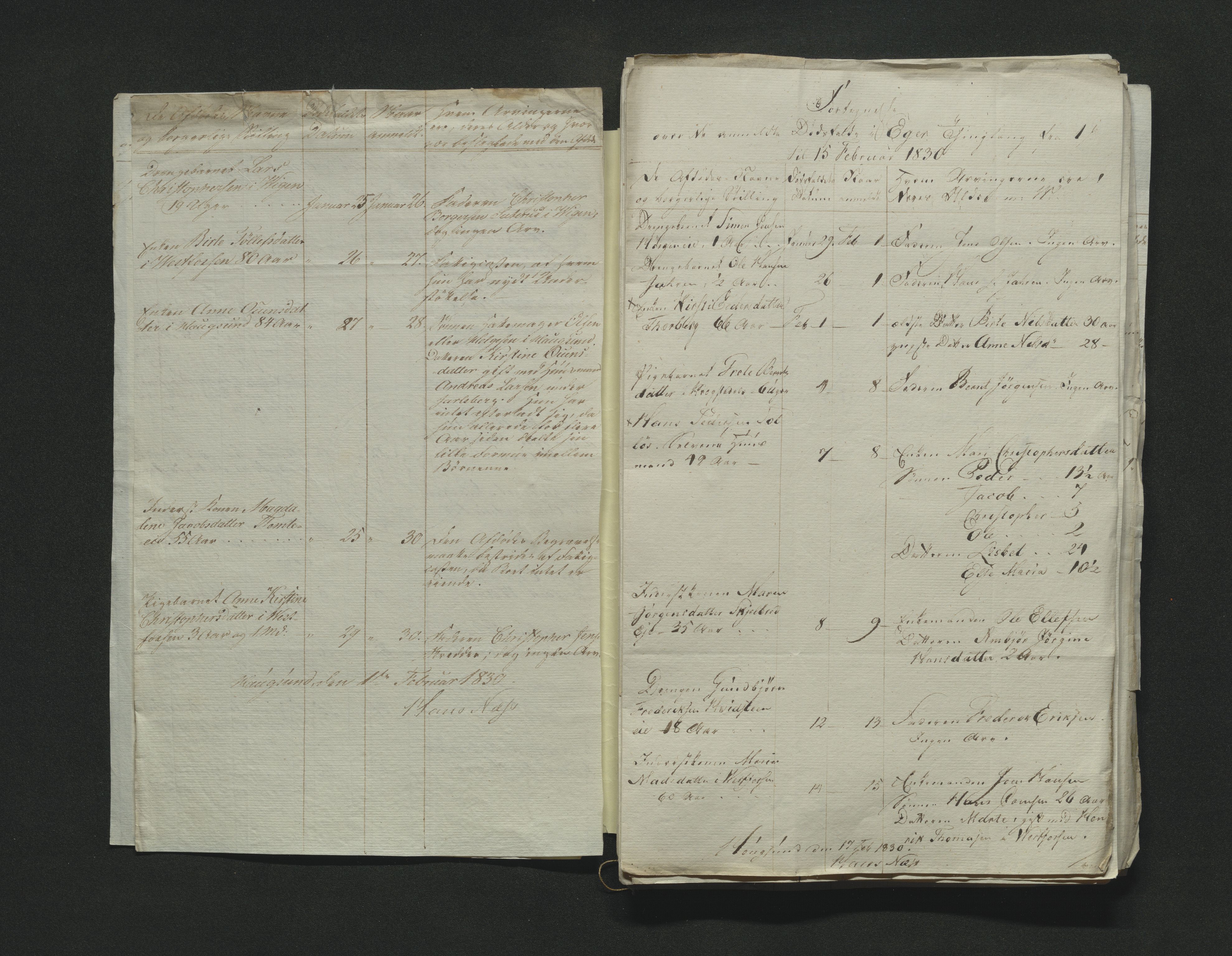 Eiker, Modum og Sigdal sorenskriveri, AV/SAKO-A-123/H/Ha/Hab/L0003: Dødsfallsmeldinger, 1830-1833