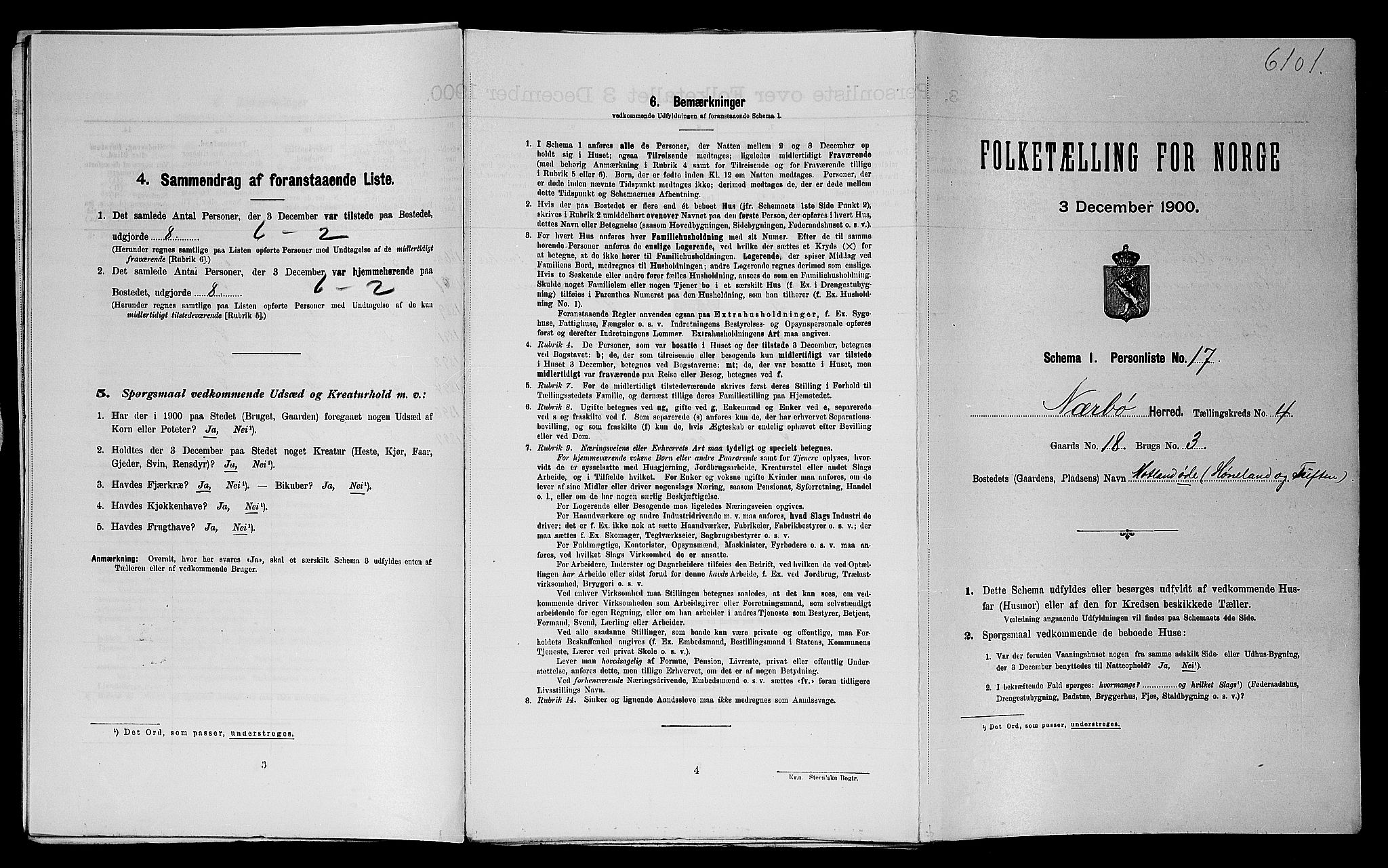 SAST, Folketelling 1900 for 1119 Nærbø herred, 1900, s. 353