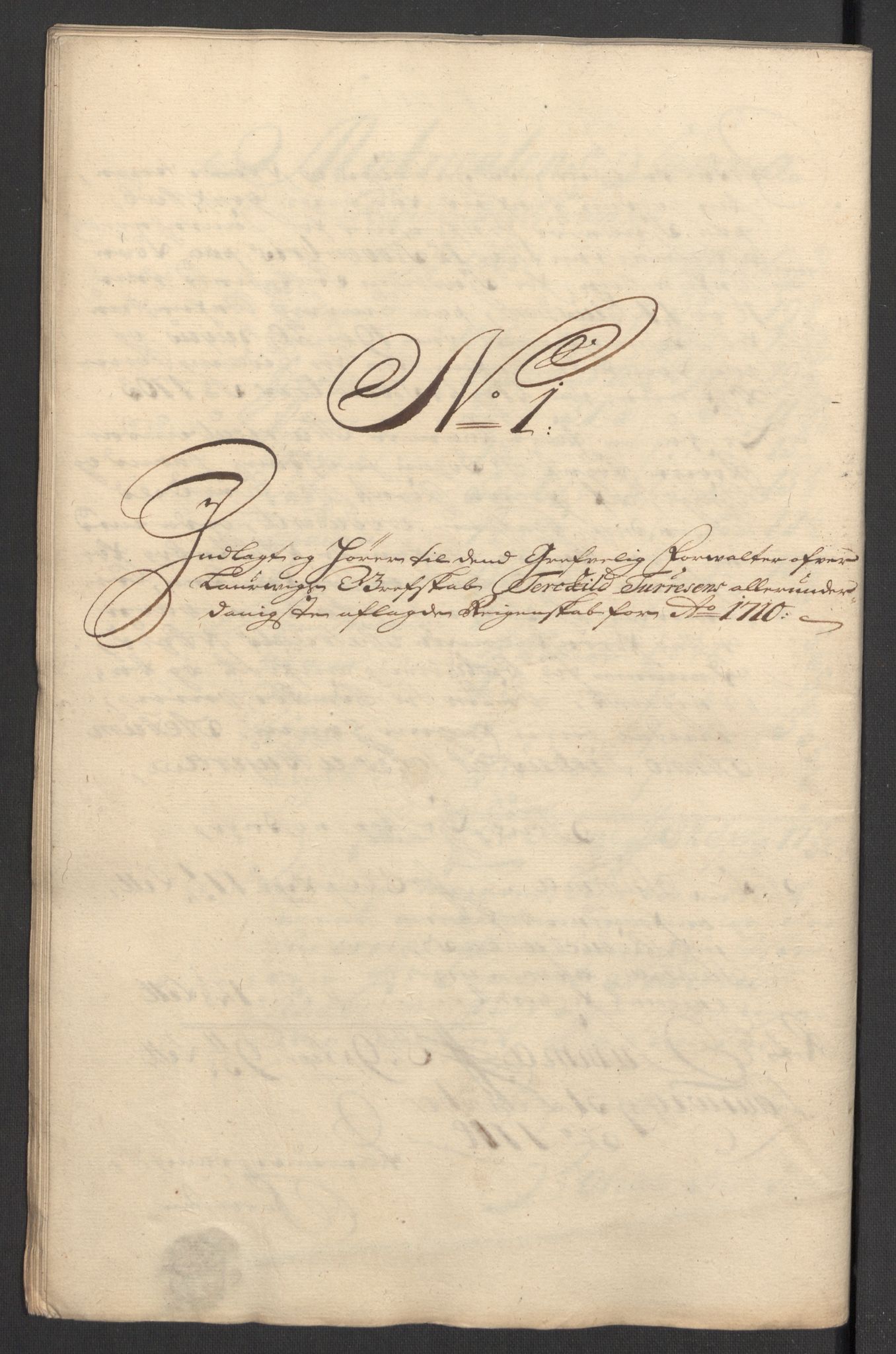 Rentekammeret inntil 1814, Reviderte regnskaper, Fogderegnskap, RA/EA-4092/R33/L1981: Fogderegnskap Larvik grevskap, 1709-1710, s. 282