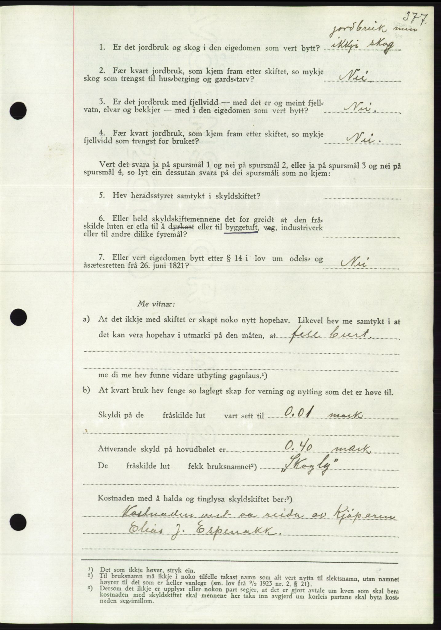 Søre Sunnmøre sorenskriveri, AV/SAT-A-4122/1/2/2C/L0068: Pantebok nr. 62, 1939-1939, Dagboknr: 1159/1939