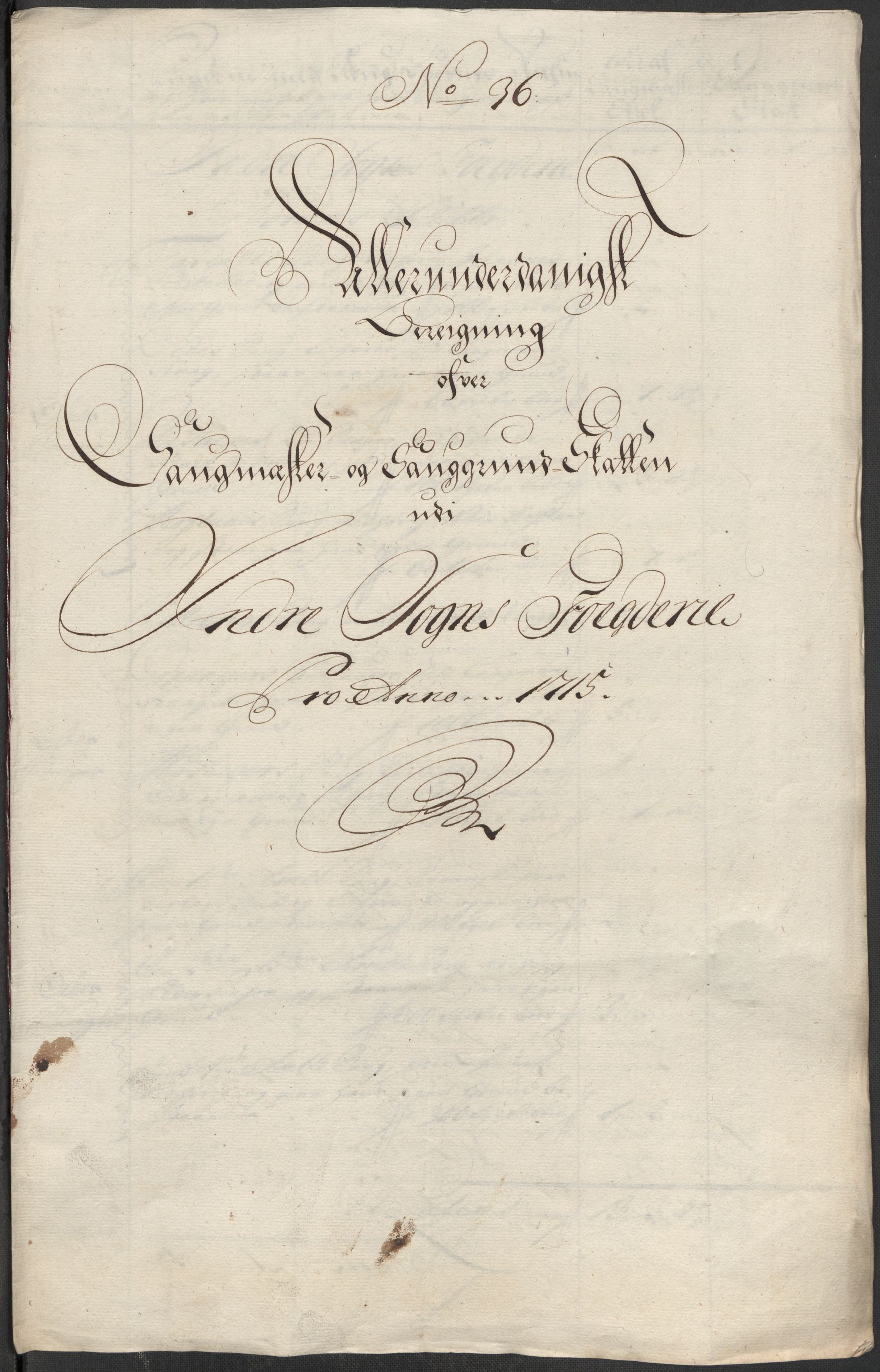 Rentekammeret inntil 1814, Reviderte regnskaper, Fogderegnskap, RA/EA-4092/R52/L3320: Fogderegnskap Sogn, 1715-1716, s. 107